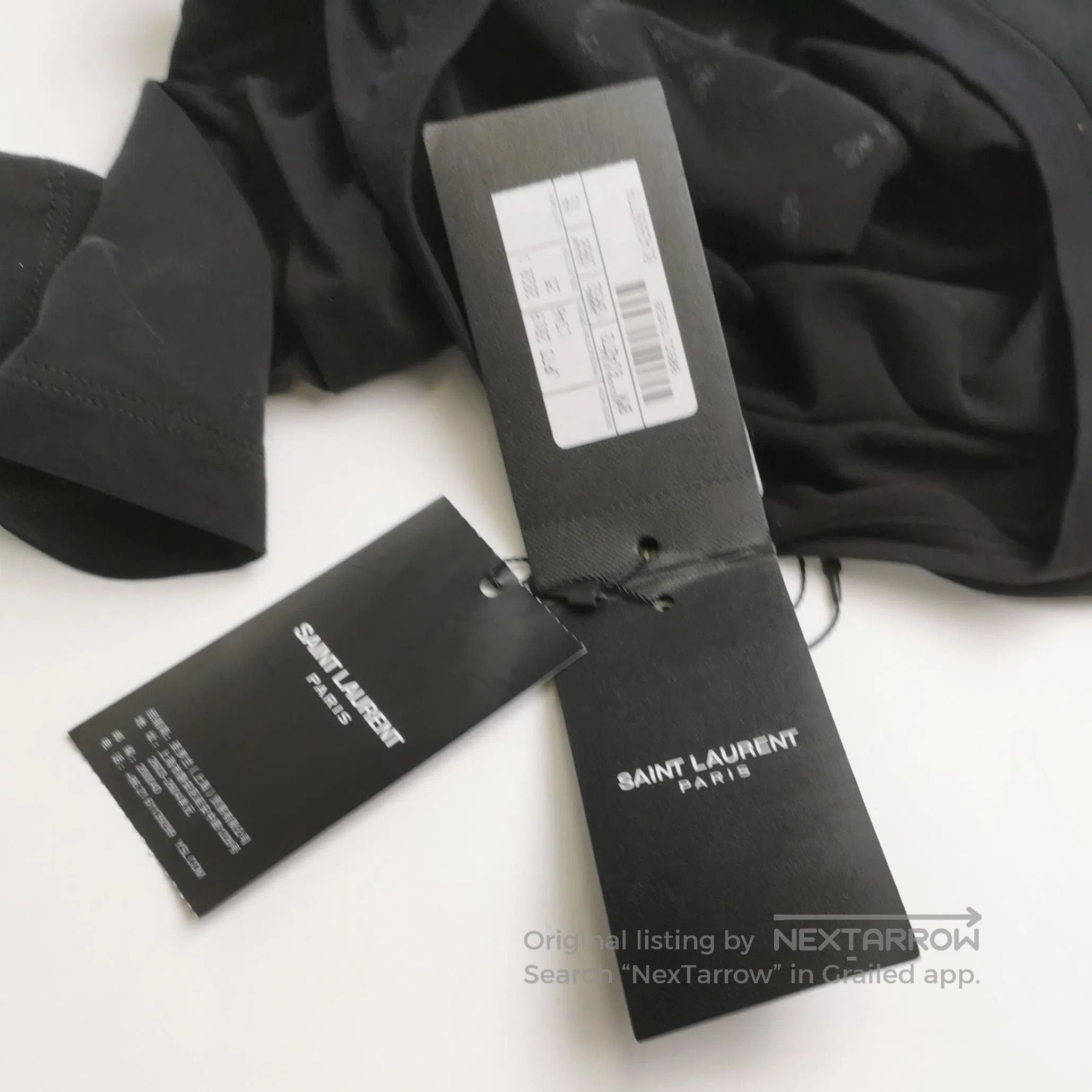 Saint Laurent Paris Saint Laurent XS Cotton Colorblock Graphic T. Size XS / US 0-2 / IT 36-38 - 3 Thumbnail
