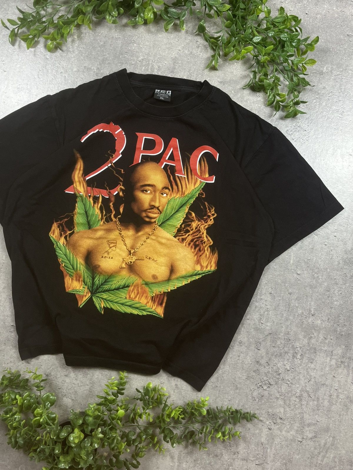 Other Tupac Shakur 2Pac Vintage Graphic T-Shirt Black Rap Tee XL Size US XL / EU 56 / 4 - 2 Thumbnail