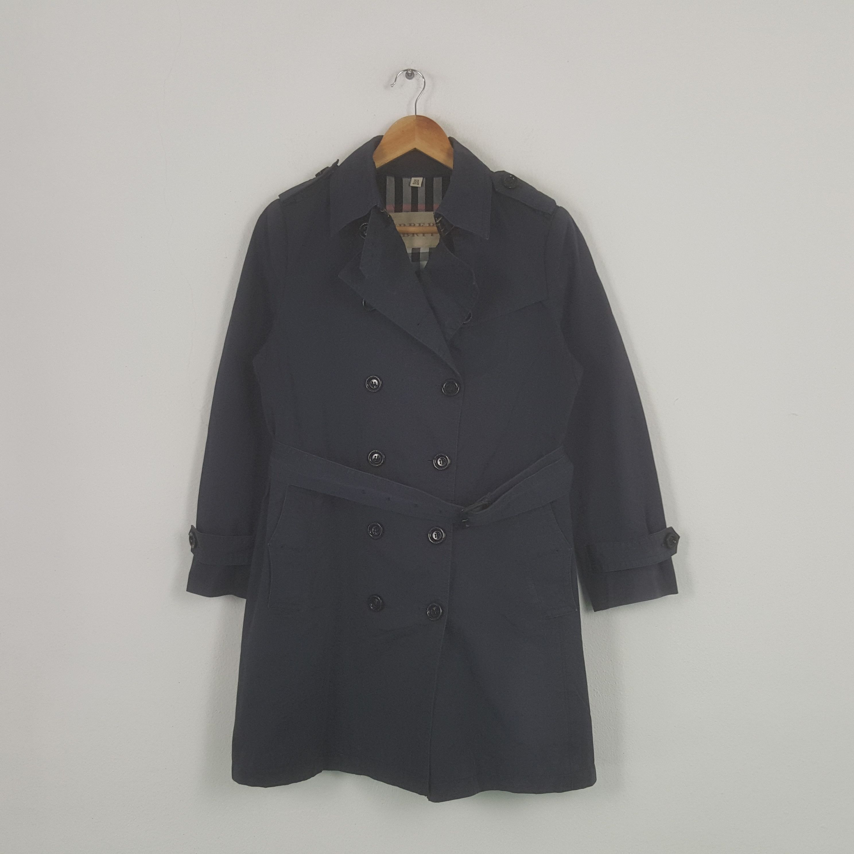 Burberry × Vintage Vintage Burberry Brit Italian Brand Coat Jacket Size US S / EU 44-46 / 1 - 3 Thumbnail