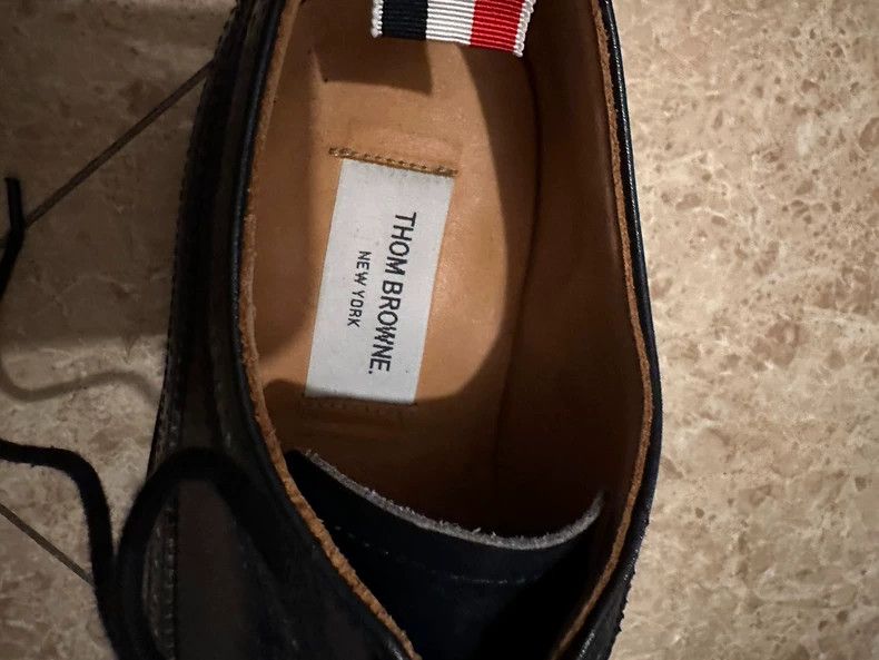 Thom Browne Thom Browne Classic brocade leather shoes Size US 8 / EU 41 - 3 Thumbnail