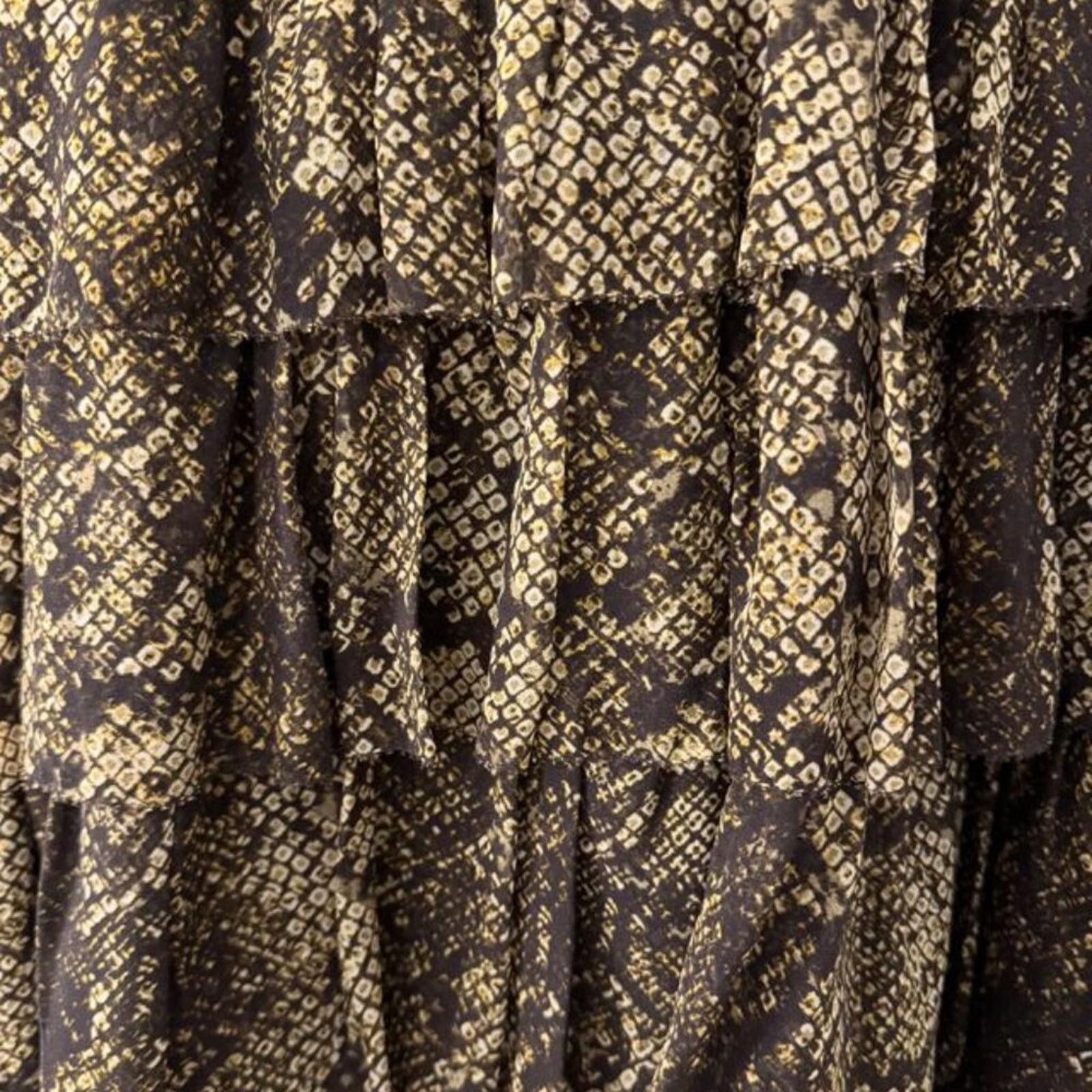 Designer Ulla Johnson long sleeve python print mini dress Size XS / US 0-2 / IT 36-38 - 6 Thumbnail