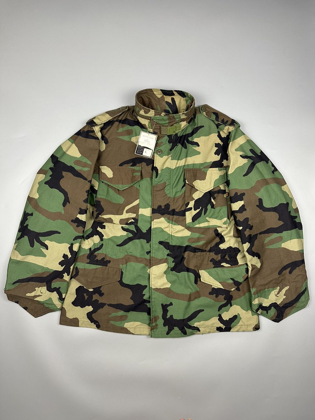 🔥Rare🔥Vintage Deadstock Alpha Industries M65 Nato Camouflage