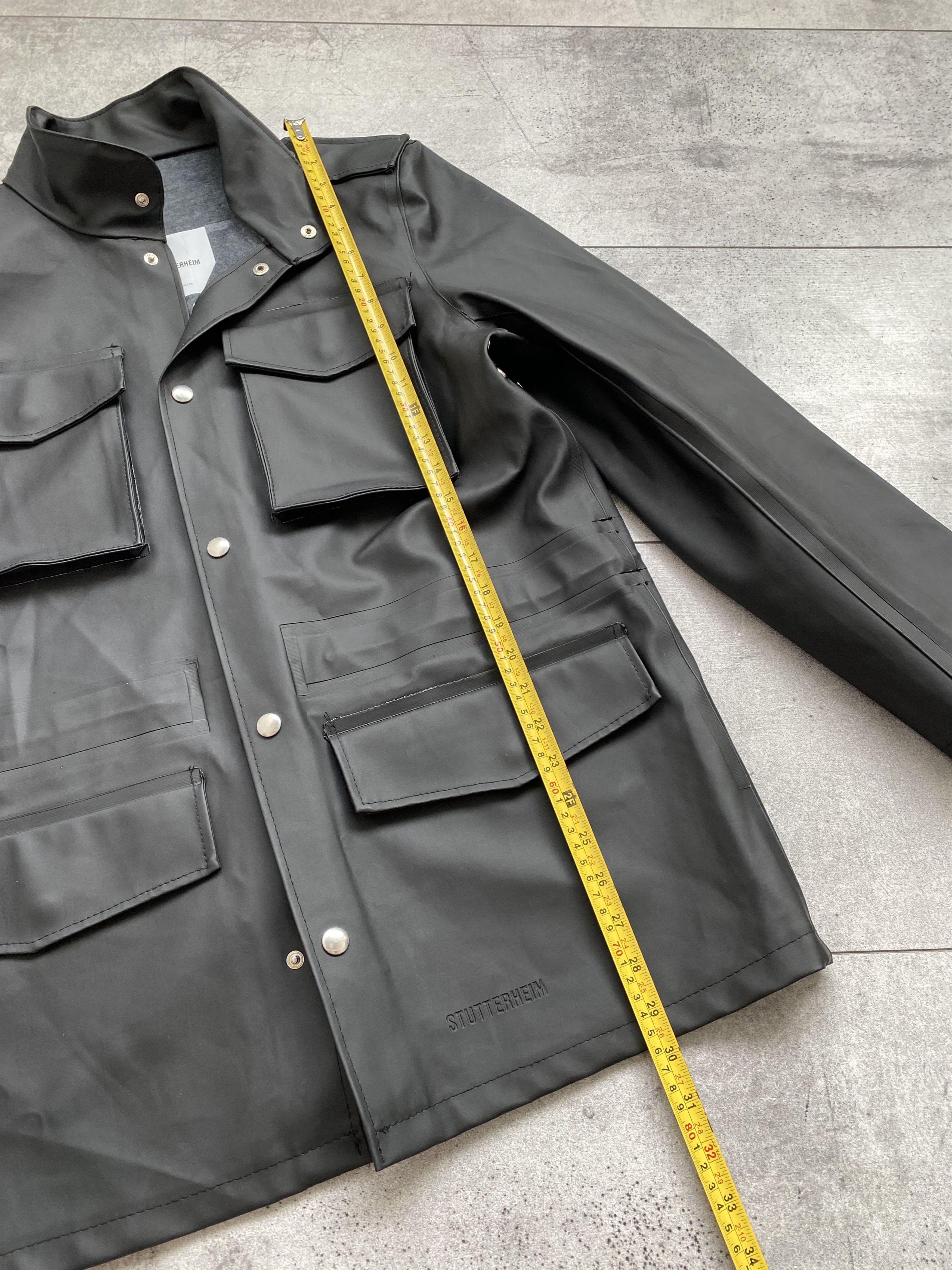 Stutterheim STUTTERHEIM Stockholm M-65 Rain Coat Black Size US M / EU 48-50 / 2 - 10 Thumbnail