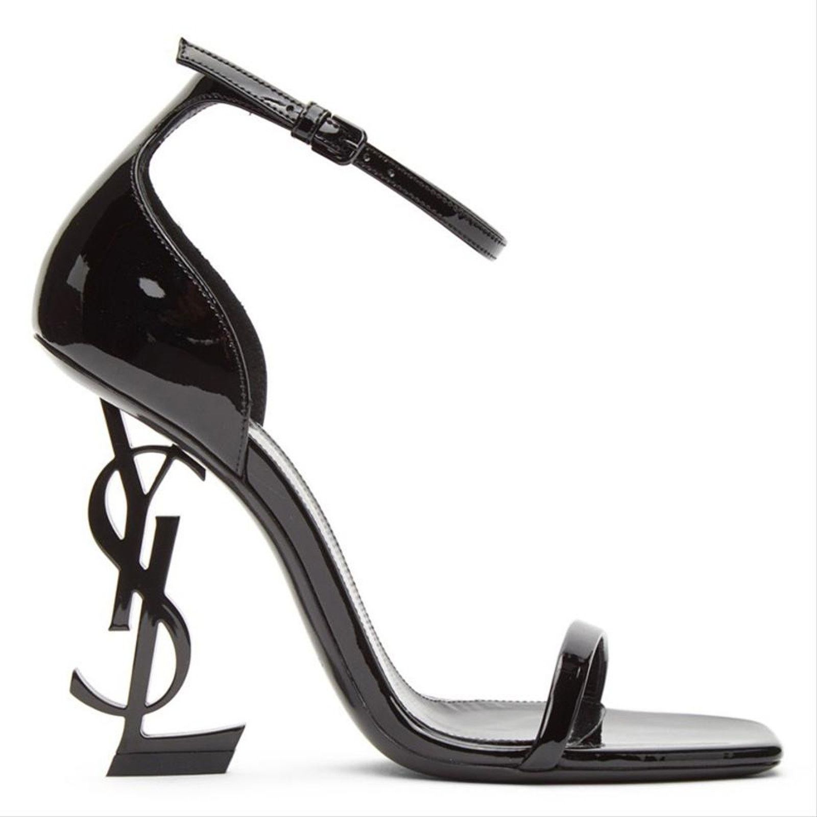 Saint Laurent Paris opyum 110 YSL monogram logo patent heels Size US 10.5 / IT 40.5 - 1 Thumbnail