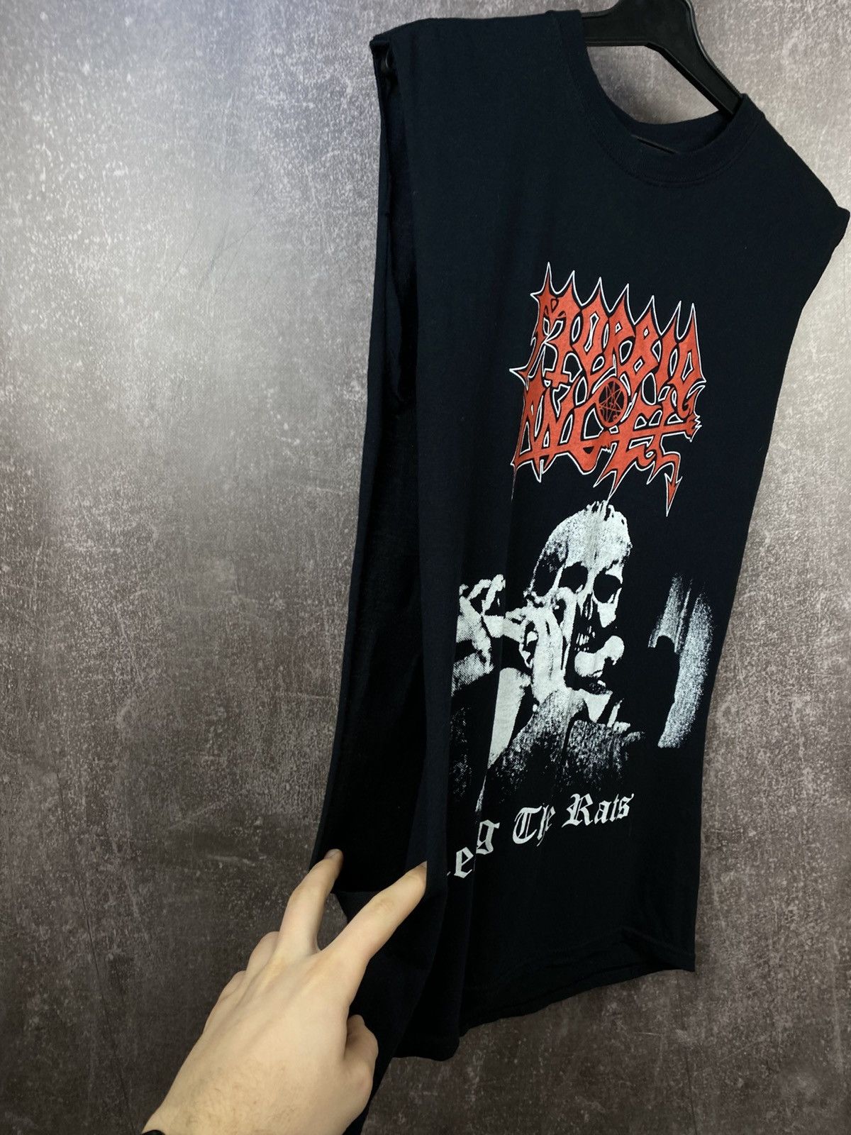 Band Tees Morbid Angel leading the rats Black Tank Top Size US S / EU 44-46 / 1 - 5 Thumbnail
