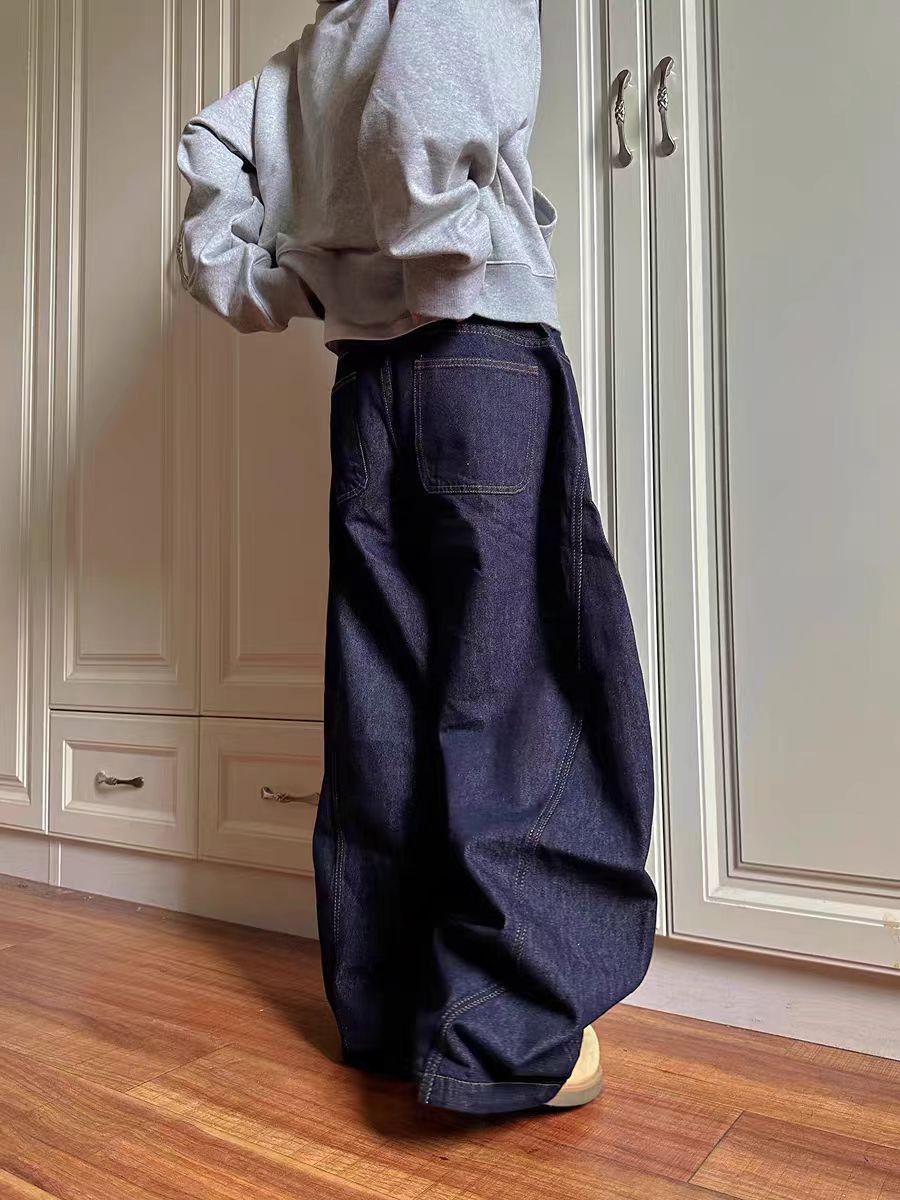 Vintage Vintage casual baggy machete Y2K wide leg jeans Size US 30 / EU 46 - 3 Thumbnail