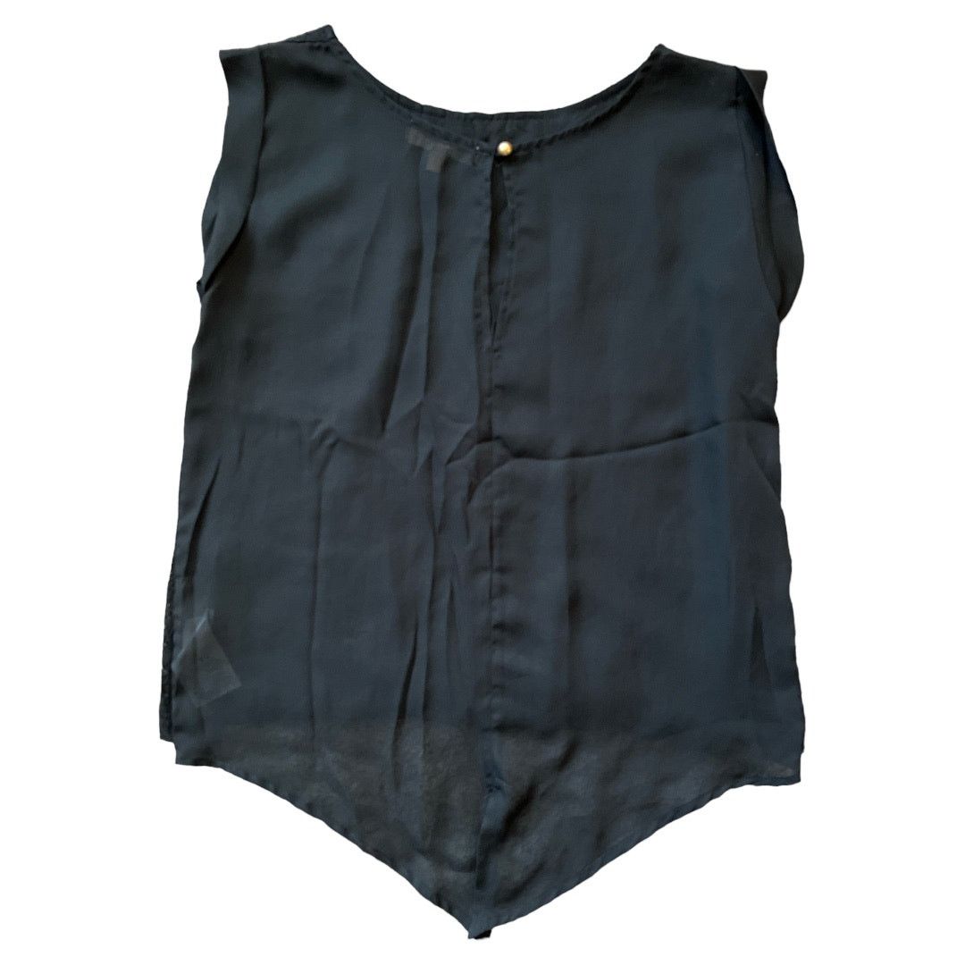 Other Ellen Tracy Black Lace Semi Sheer Sleeveless Top, L Size L / US 10 / IT 46 - 3 Thumbnail