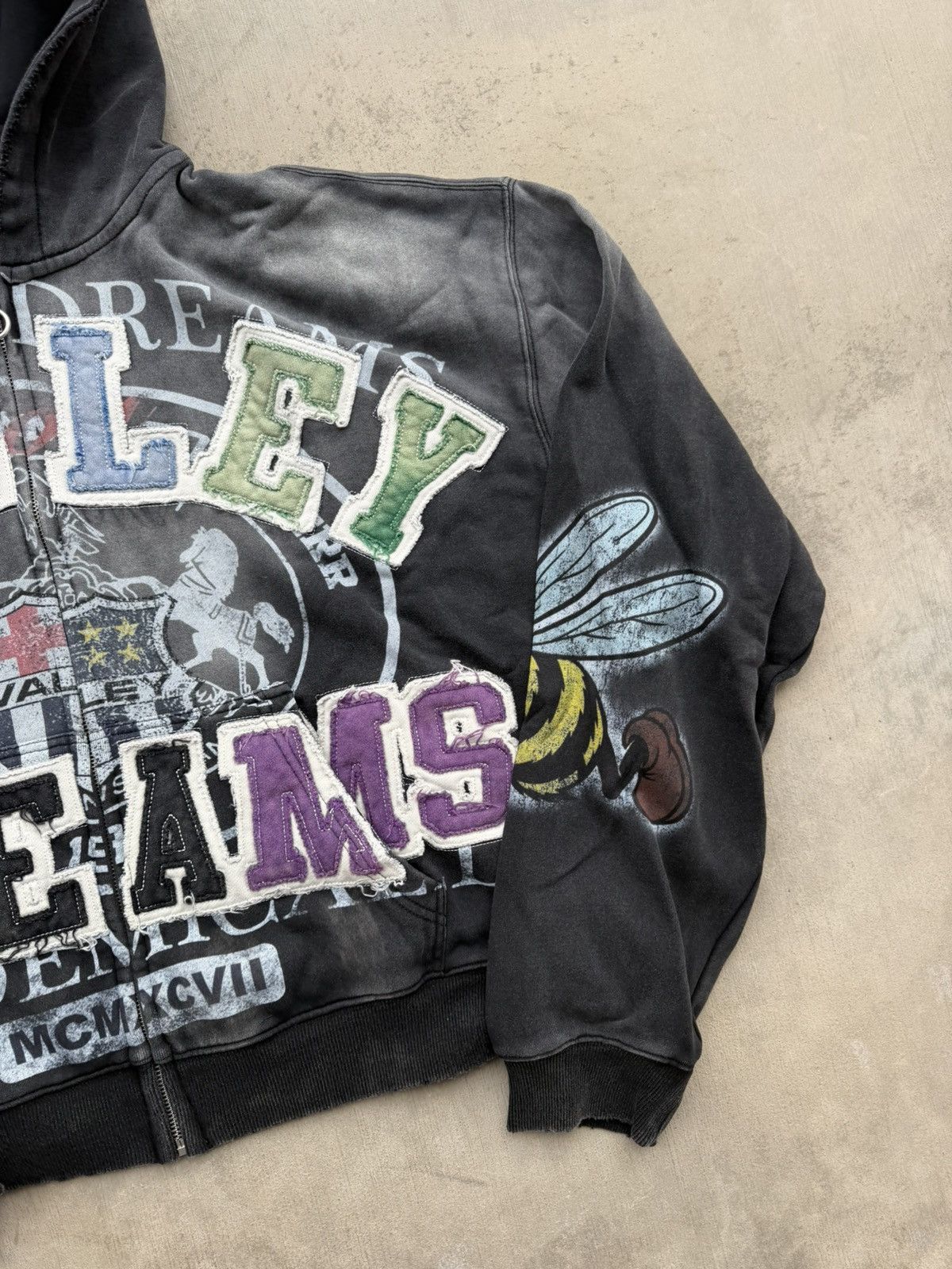 Vale Vale Forever Blasted Zip-Up Hoodie Size Medium NWT Size US M / EU 48-50 / 2 - 4 Thumbnail