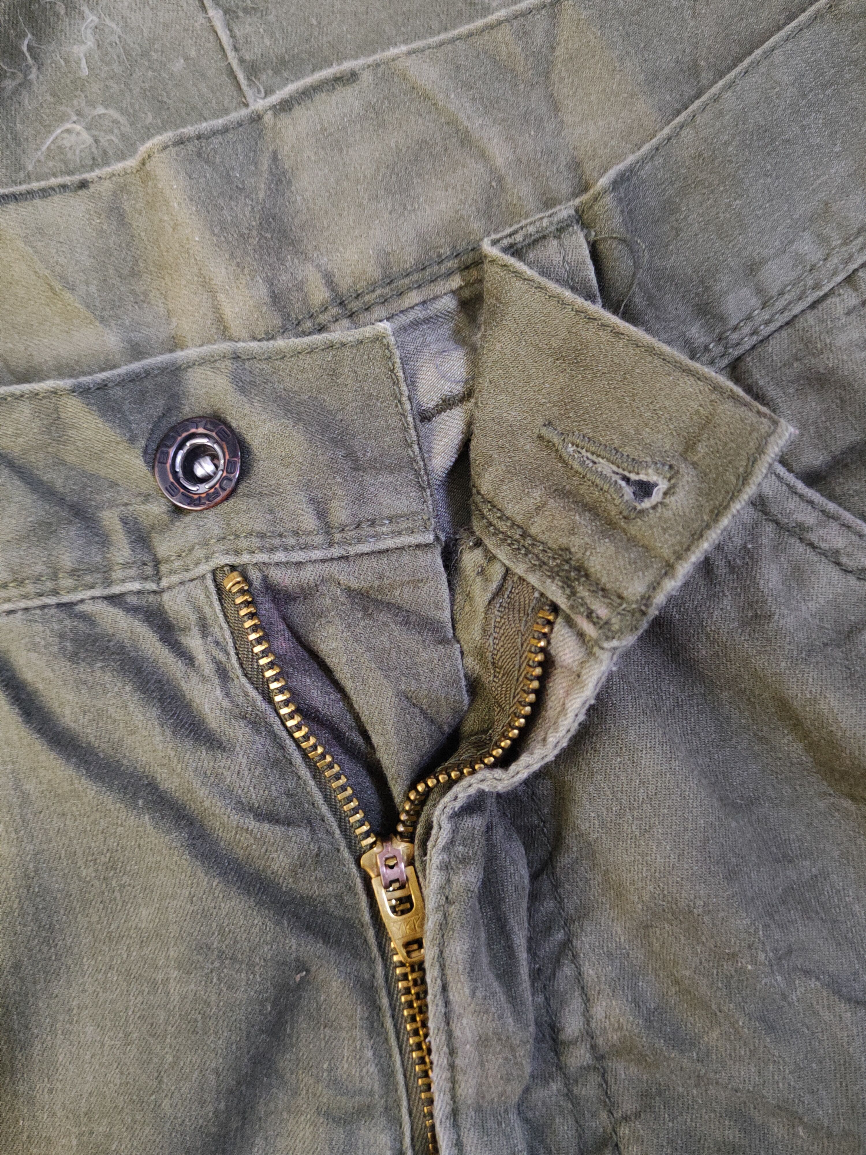 Japanese Brand Burtle Olive Faded Multipocket Tactical Cargo Pants #S2411 Size US 33 - 15 Thumbnail