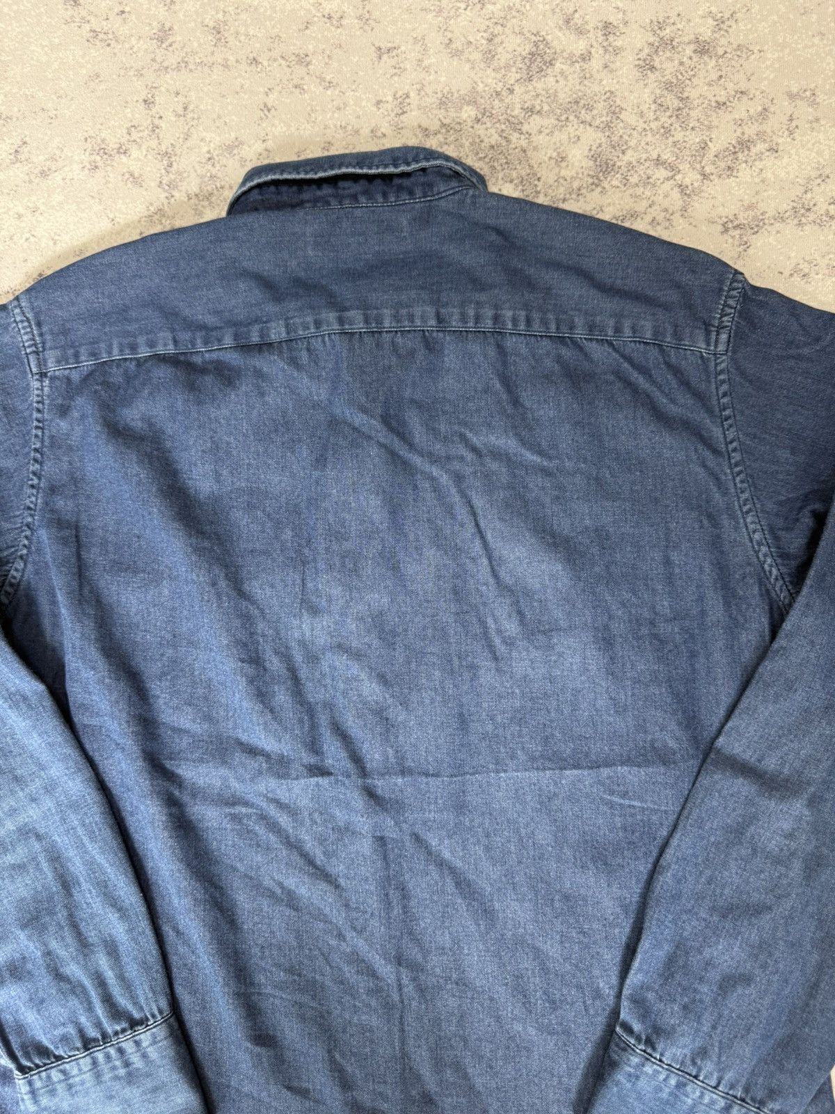 Uniqlo UNIQLO INDIGO BLUE DENIM BUTTON UP SHIRT Size US XS / EU 42 / 0 - 12 Thumbnail