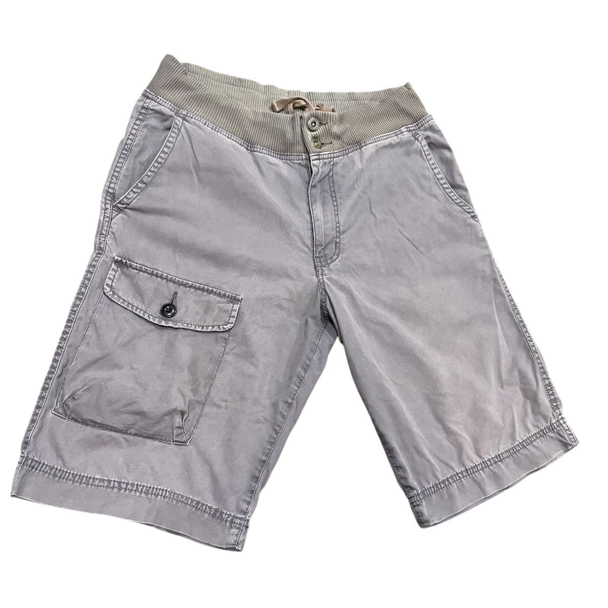Uniqlo Vintage Uniqlo Compass Cargo Shorts Gray Size US 30 / EU 46 - 1 Thumbnail
