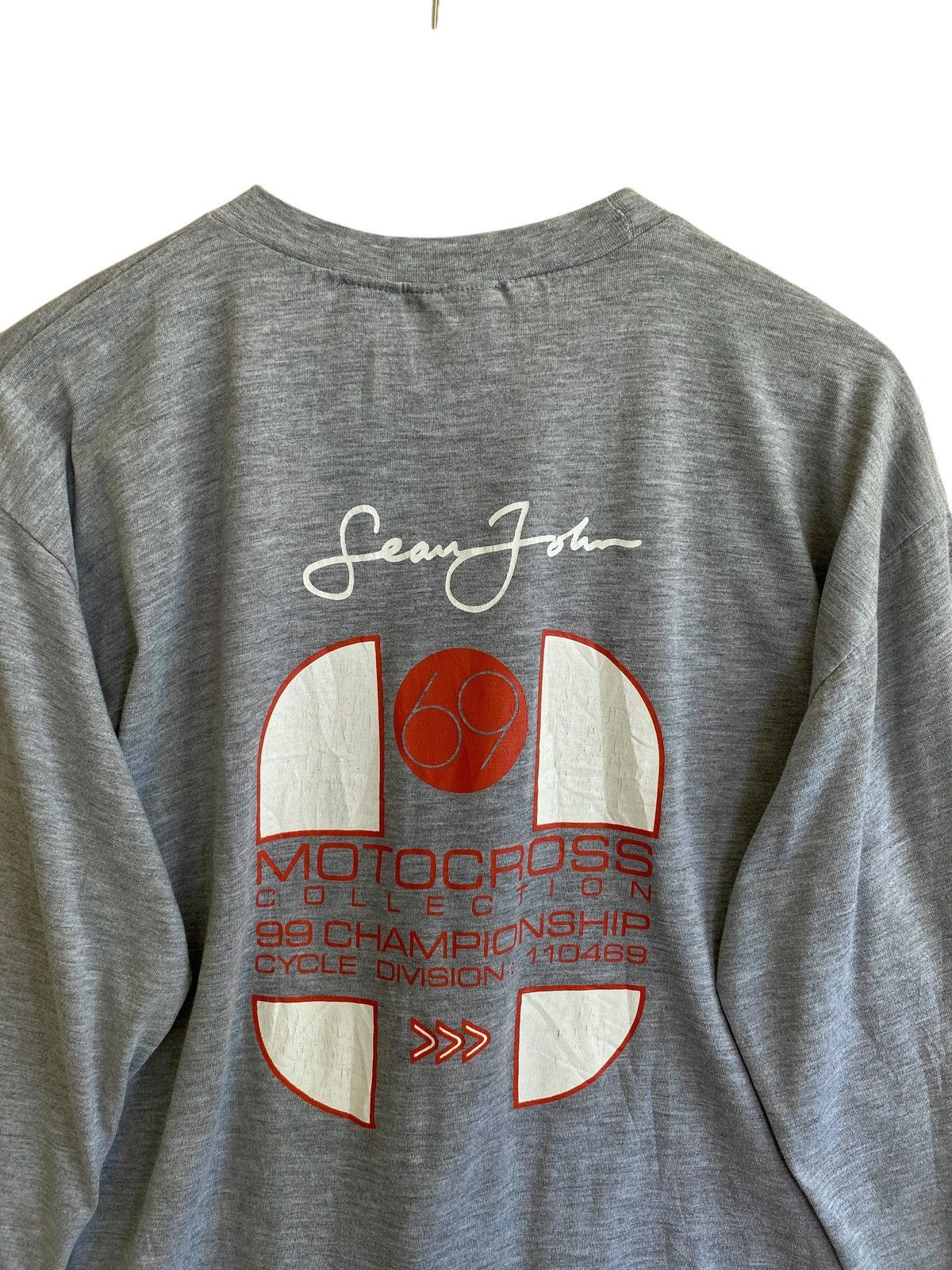 Sean John Vintage Brand Sean John Made In Usa T-shirt 1990s Size US L / EU 52-54 / 3 - 3 Thumbnail