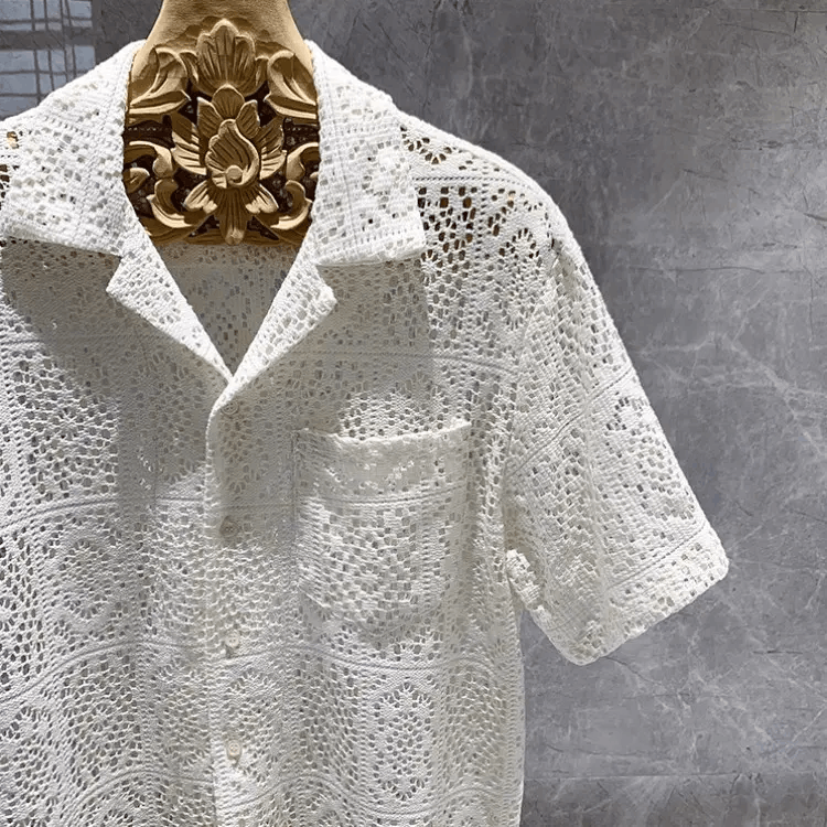 Other Hollow Out Crochet Shirt Size US S / EU 44-46 / 1 - 3 Thumbnail
