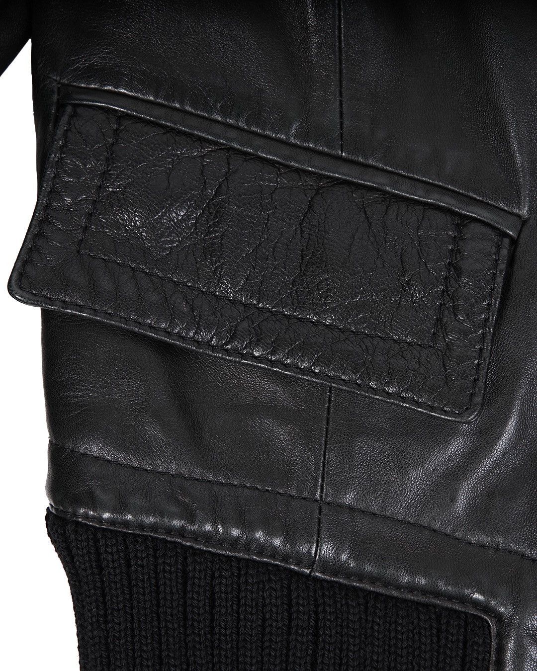 Dirk Bikkembergs Dirk Bikkembergs F/W2003 Leather Jacket Size L / US 10 / IT 46 - 3 Thumbnail