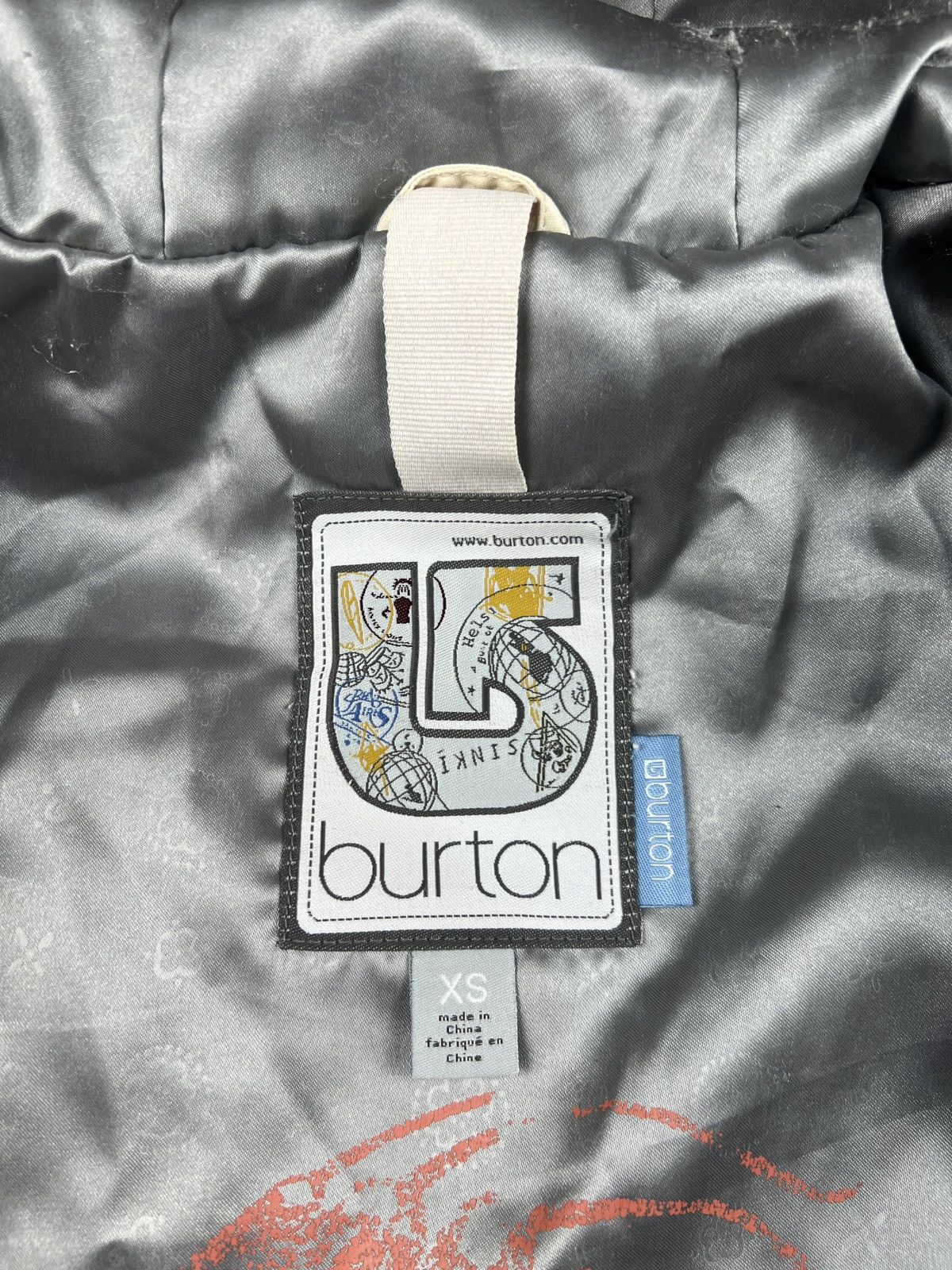 Burton Vintage Burton Ski Snowboard Winter Jacket Womens XS Beige Size XS / US 0-2 / IT 36-38 - 8 Thumbnail