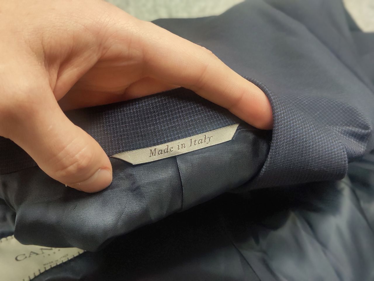 Canali Canali Italy Design Business Classic Suit Structure wool Size 50R - 22 Thumbnail