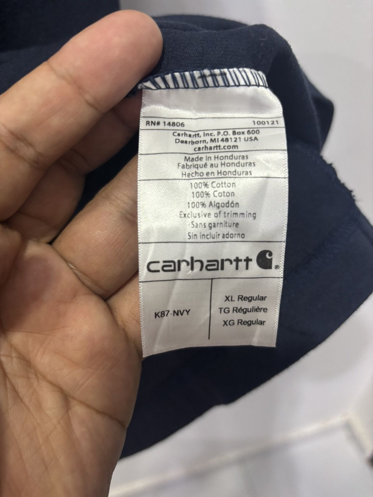 Carhartt Carhartt Pocket Tshirt Size US XL / EU 56 / 4 - 4 Thumbnail