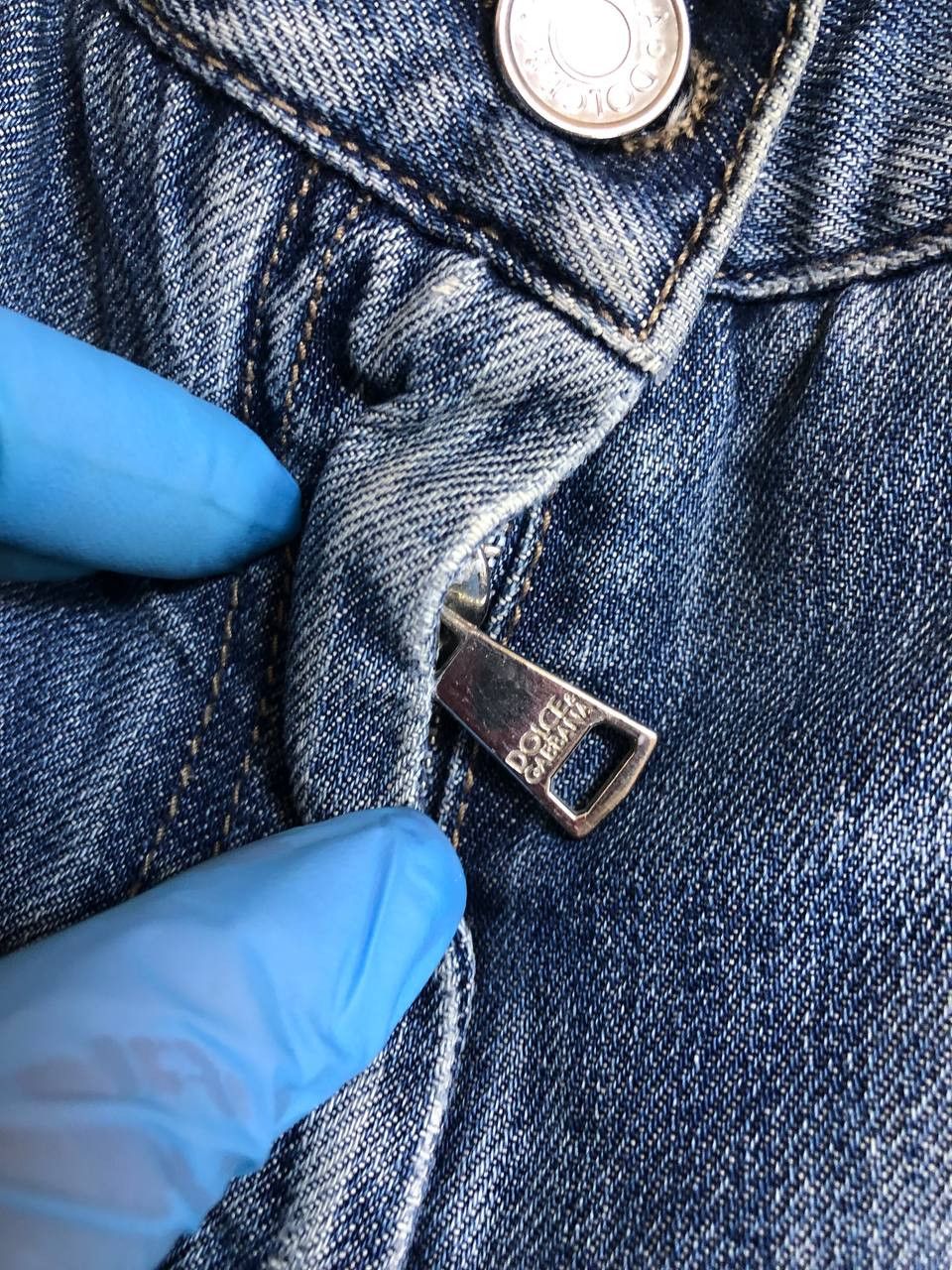 Dolce & Gabbana Vintage Dolce & Gabbana Denim Jeans Baggy Y2K Metal Logo DG Size 32" / US 10 / IT 46 - 9 Thumbnail