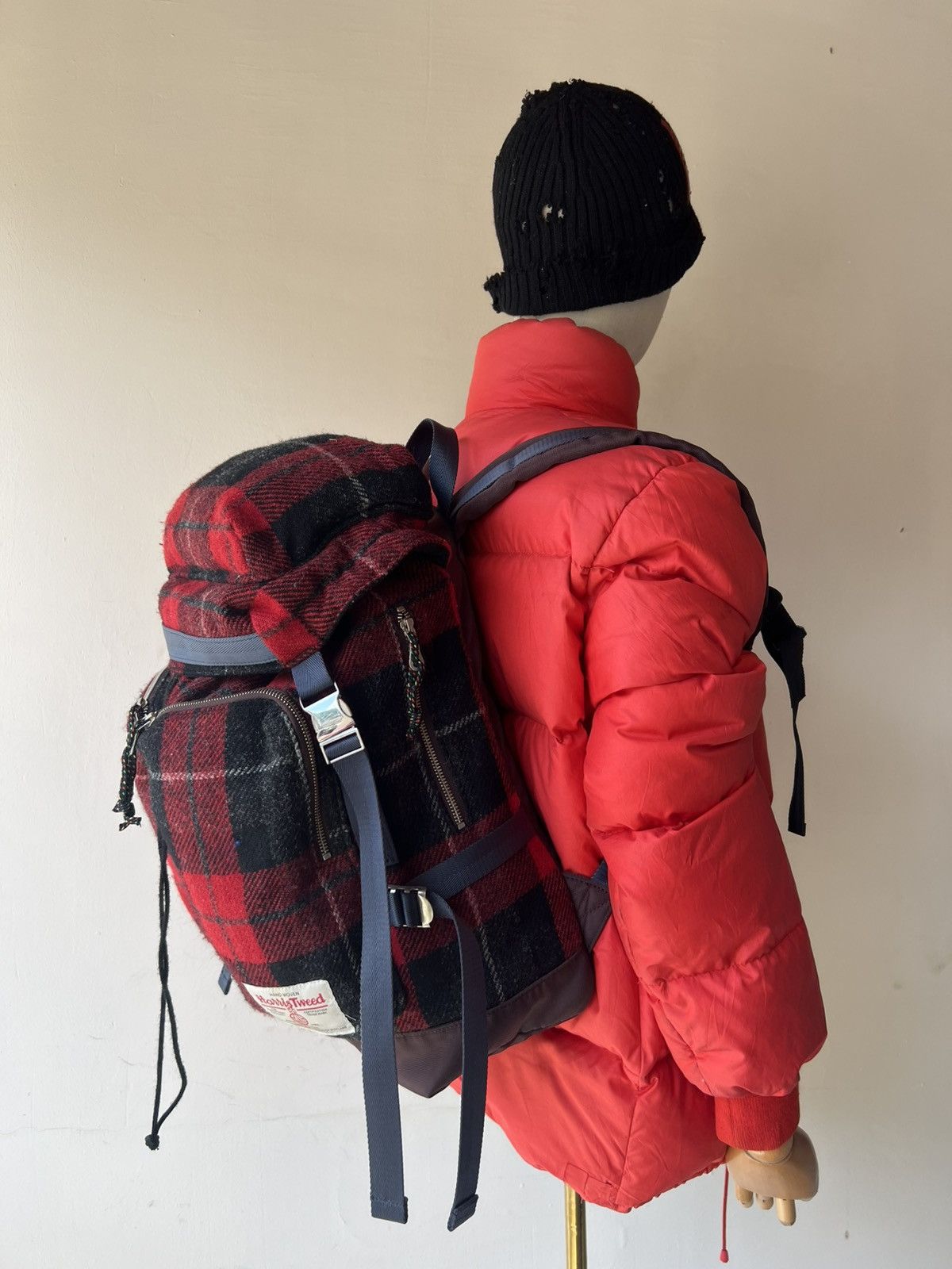 Harris Tweed Harris Tweed X Ciaopanic Standard Japan Tartan Backpack Bag Size ONE SIZE - 3 Thumbnail