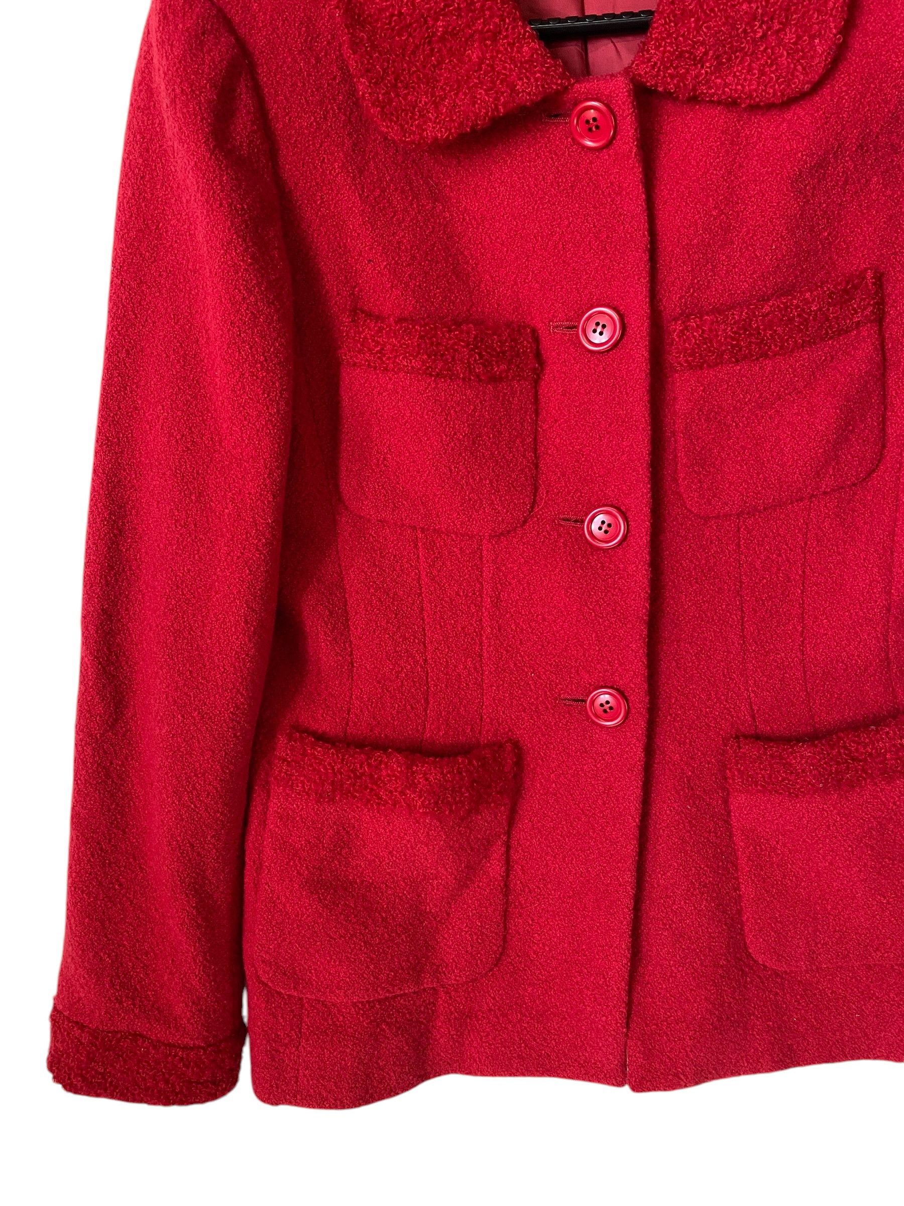 Balenciaga 2000s Balenciaga angora wool blend tailor jacket Size XS / US 0-2 / IT 36-38 - 5 Thumbnail