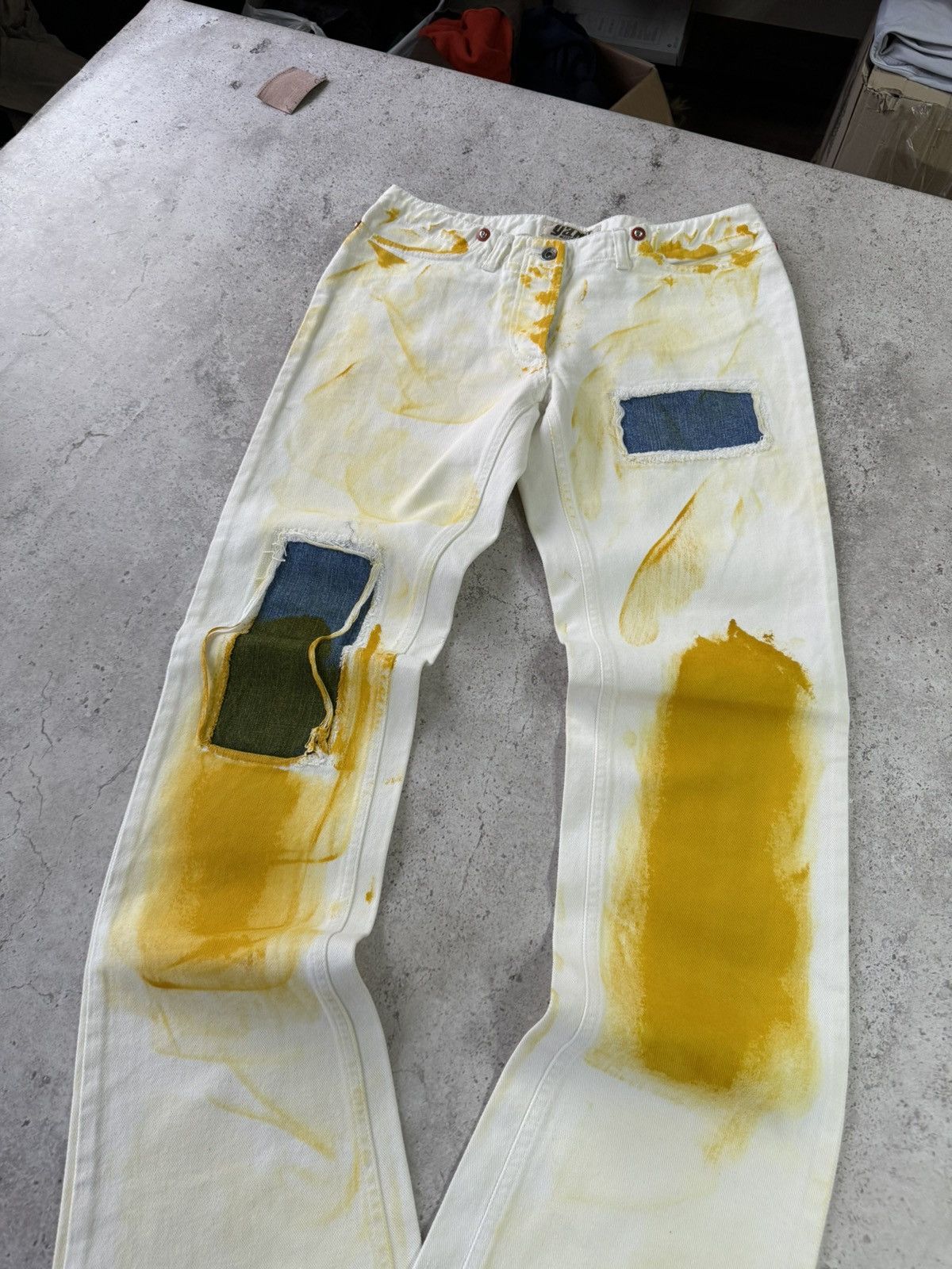 Vintage Vintage Japanese Paited Flare Bootcut Jeans Pants Size US 31 - 4 Thumbnail