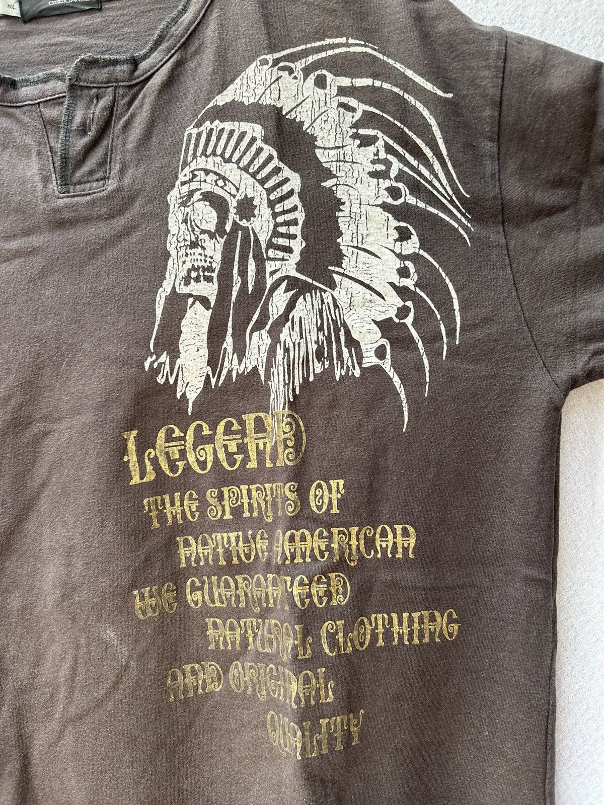 Dsquared2 × If Six Was Nine × Le Grande Bleu (L.G.B.) Dsquared2 indian skull poem tees Size US XL / EU 56 / 4 - 3 Thumbnail