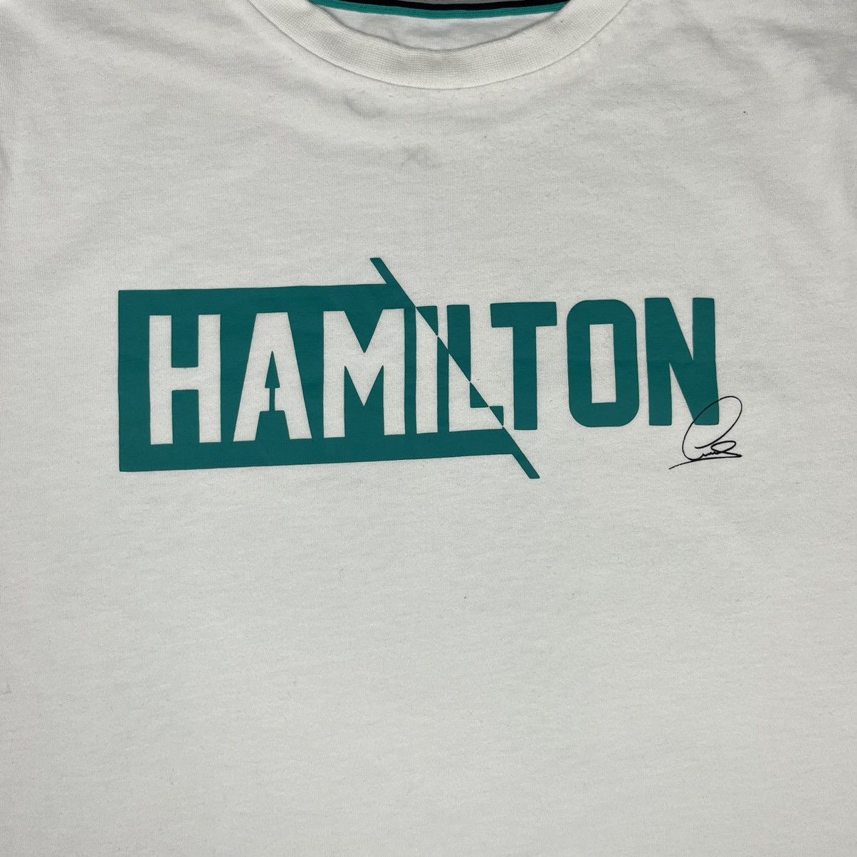 Mercedes-Benz Vintage Mercedes-Benz AMG Petronas F1 Hamilton T-Shirt Size US XL / EU 56 / 4 - 3 Thumbnail