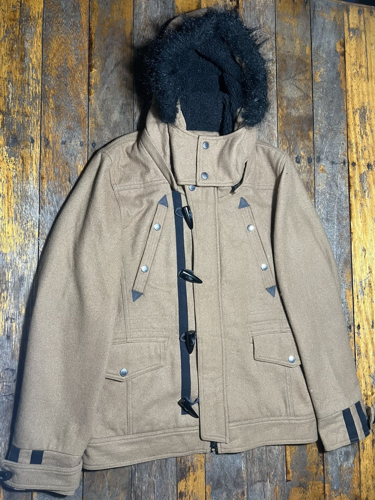 Semanticdesign Fur Wool Jacket