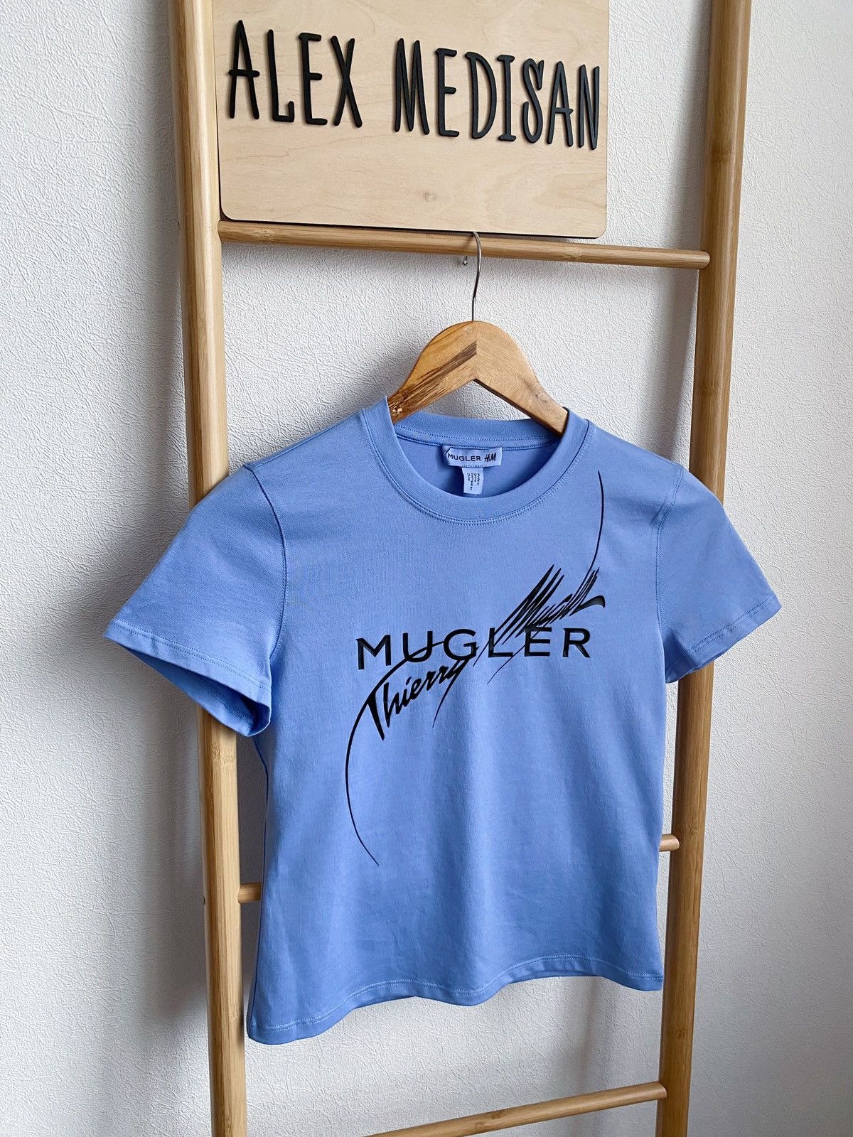 H&M × Mugler × Thierry Mugler Mugler x H&M Printed Fitted T-Shirt Size L Size L / US 10 / IT 46 - 2 Thumbnail