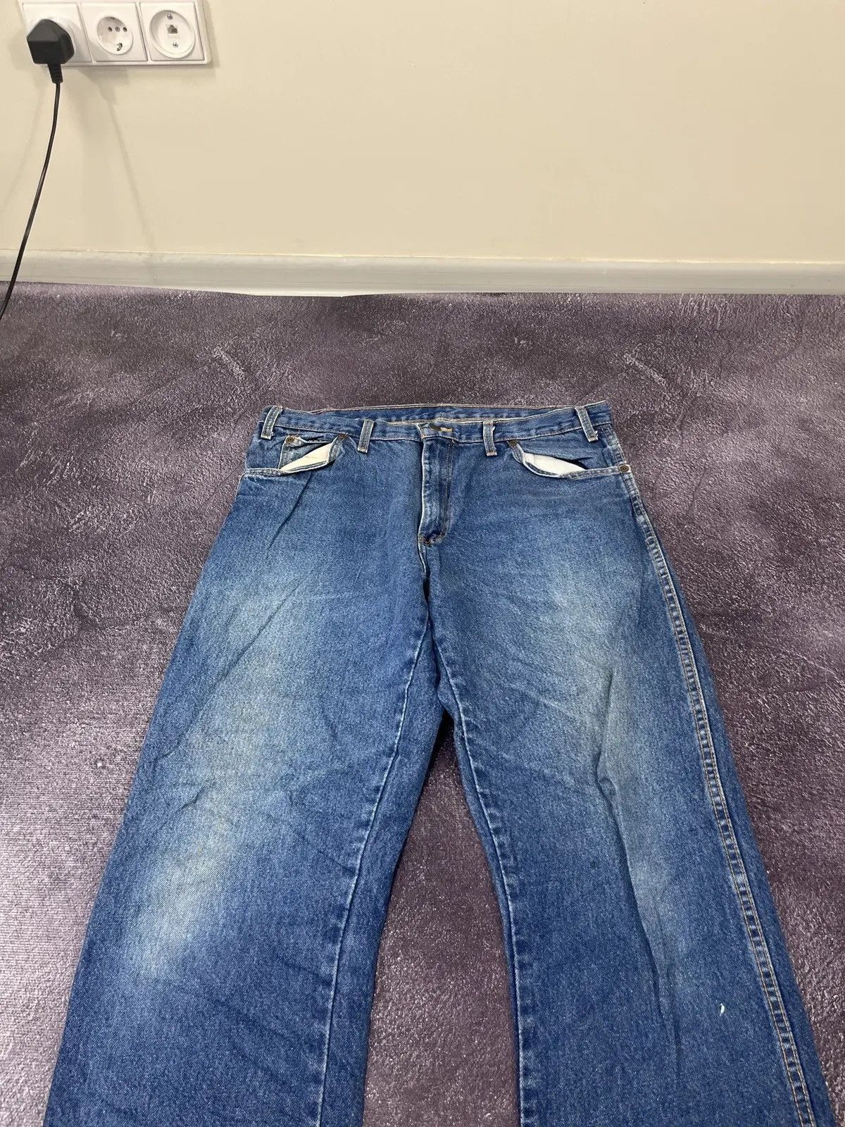Dickies × Vintage Vintage Dickies Y2K Blue Denim Work Hype Baggy Jeans Size US 36 / EU 52 - 6 Thumbnail