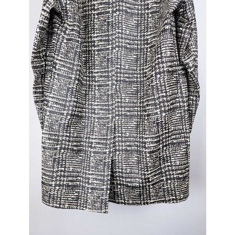 Bottega Veneta o1rshd1 Doucle Prince Of Wales Coat in White/Fondant/Camel Size US M / EU 48-50 / 2 - 16 Thumbnail