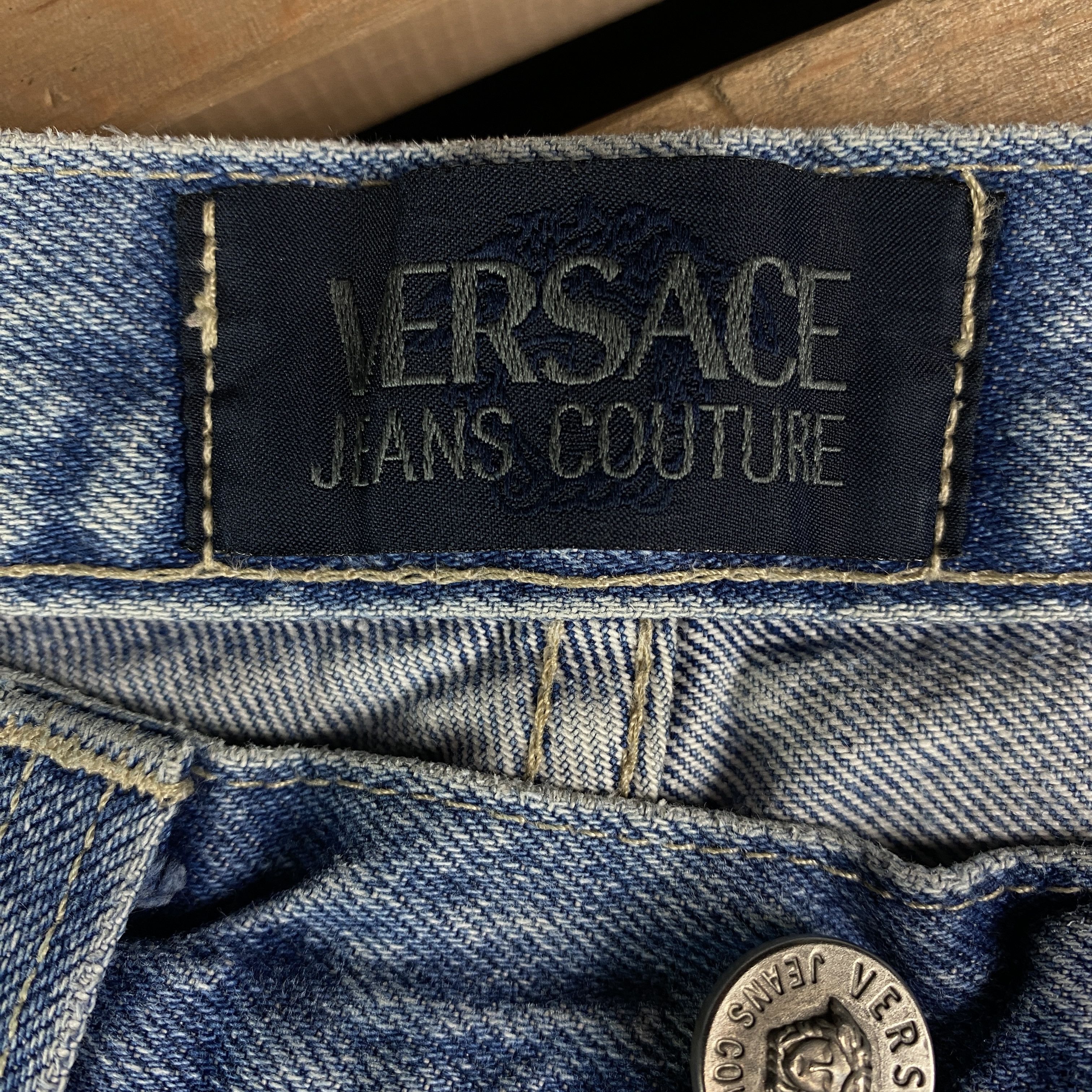 Versace × Versace Jeans Couture Womens Denim Pants Versace Jeans Couture Size 27 Size 27" / US 4 / IT 40 - 7 Thumbnail