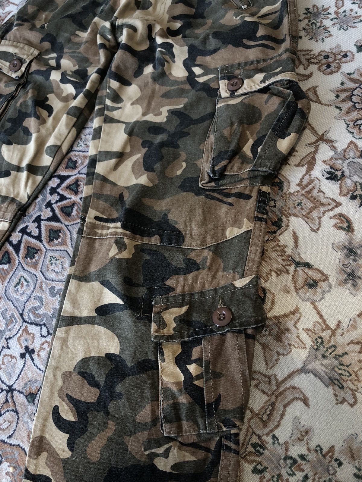 Japanese Brand CAMO TACTICAL CARGO PANTS Size US 28 / EU 44 - 6 Thumbnail