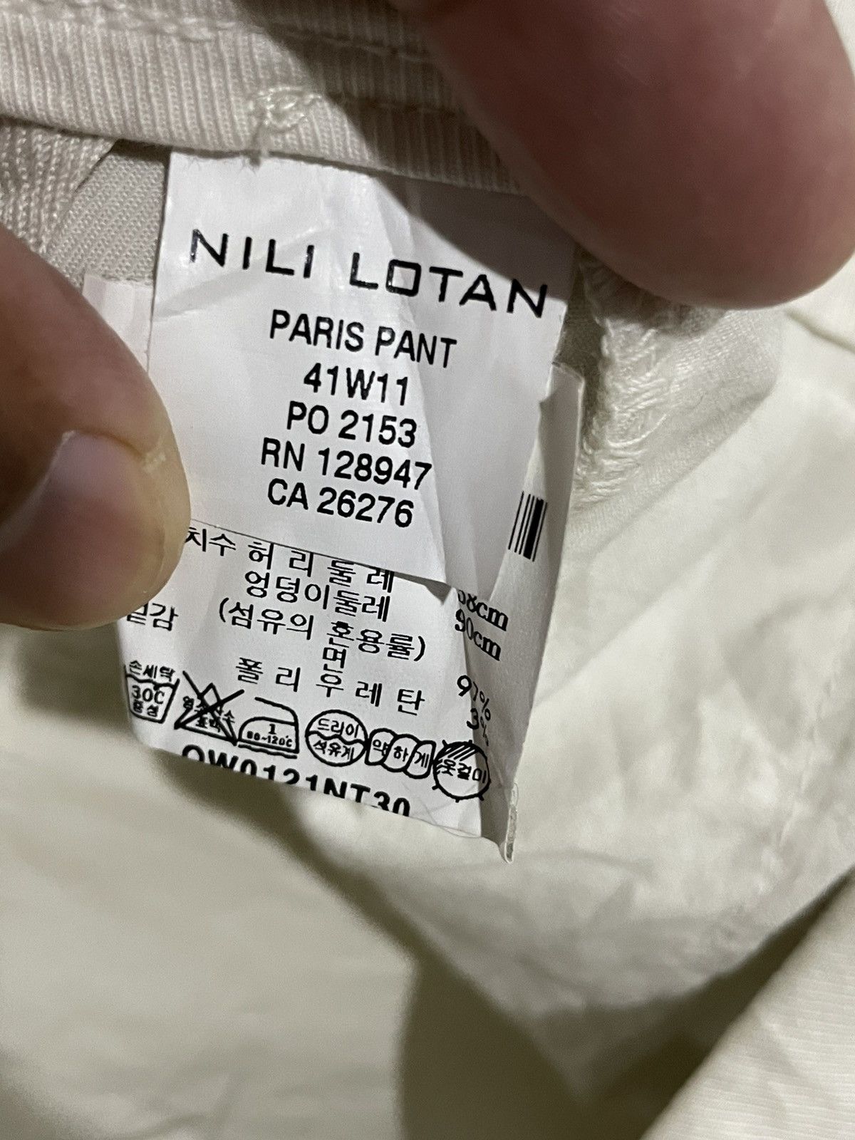 NILOS Nili Lotan Paris Pants Tribeca Design Drop Crotch Pants Size US 30 / EU 46 - 16 Thumbnail