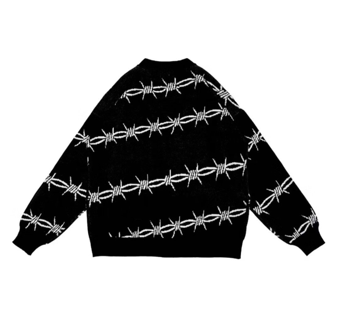 Japanese Brand Black gothic style knitwear sweater Size US M / EU 48-50 / 2 - 4 Thumbnail