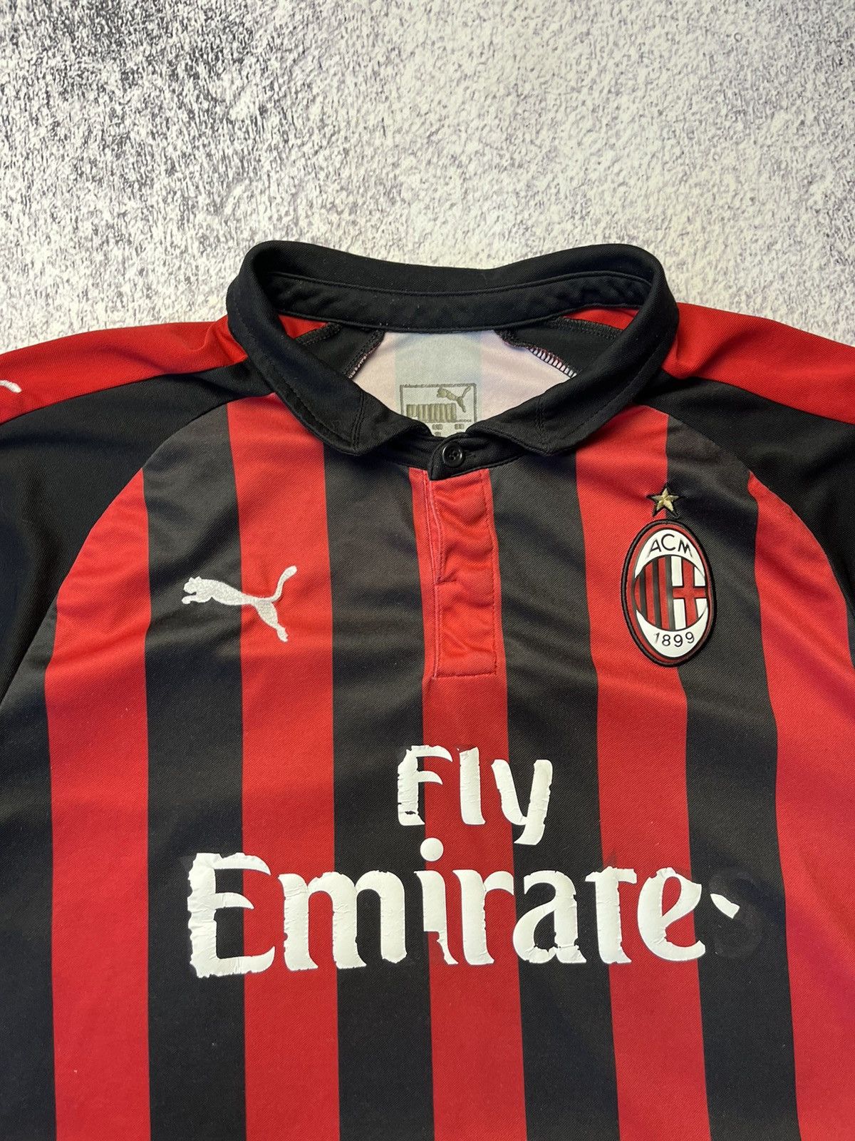 Other AC Milan 2018 2019 Home Soccer Football Shirt Jersey Kit Tee Size US XL / EU 56 / 4 - 5 Thumbnail