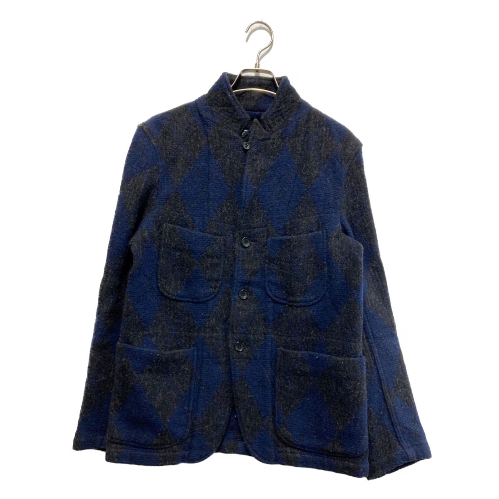 Engineered Garments Engineered Garments Jacket Stand-collar Wool Navy Size S Buttoned Casual Mens Wool Jacket Size US S / EU 44-46 / 1 - 2 Thumbnail