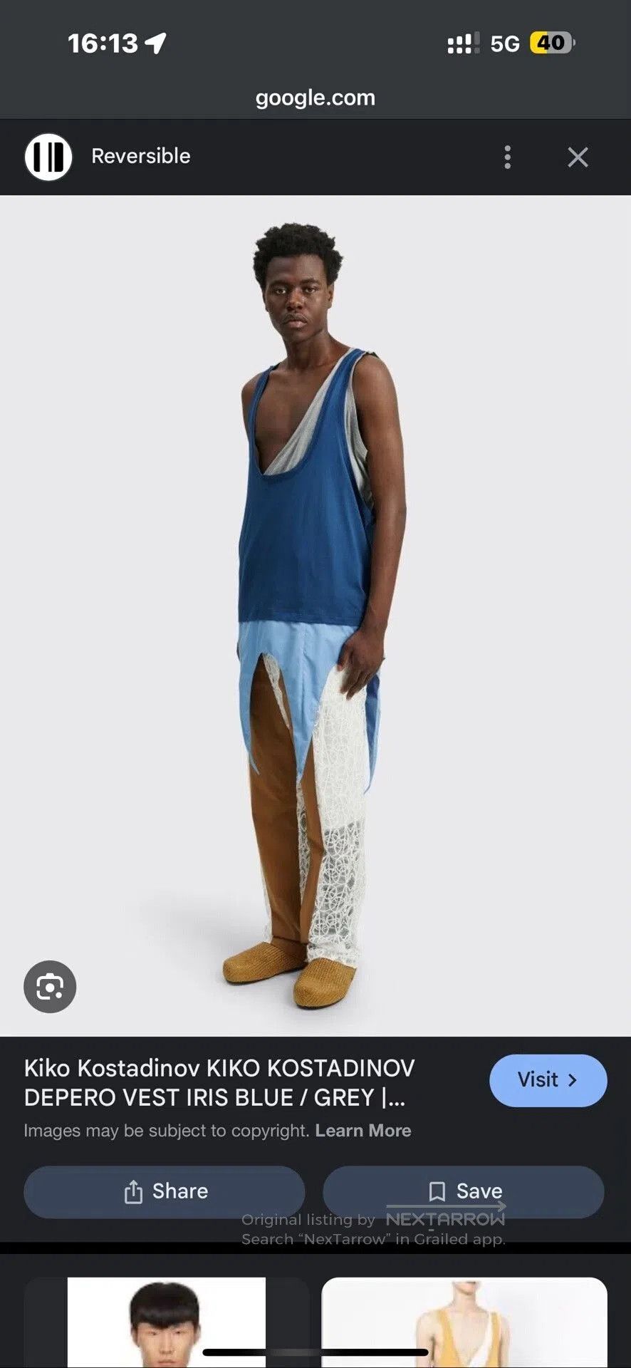Kiko Kostadinov Kiko Kostadinov Depero Structured Vest. Size US S / EU 44-46 / 1 - 8 Thumbnail