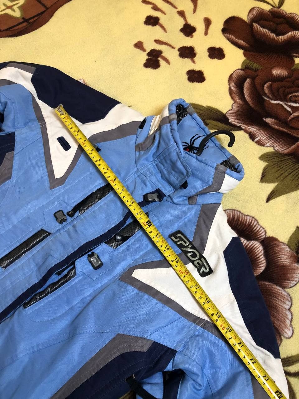 Spyder Spyder Baby Blue Spider Web ski Snowboarding Jacket vintage Size US M / EU 48-50 / 2 - 11 Thumbnail