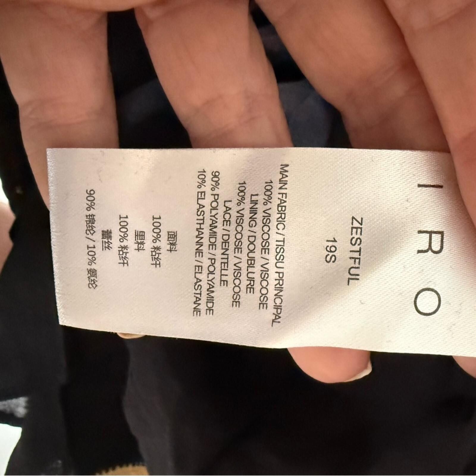 Iro IRO $425 Black Mini Dress, Size 34 size 2 or 4 Size S / US 4 / IT 40 - 6 Thumbnail
