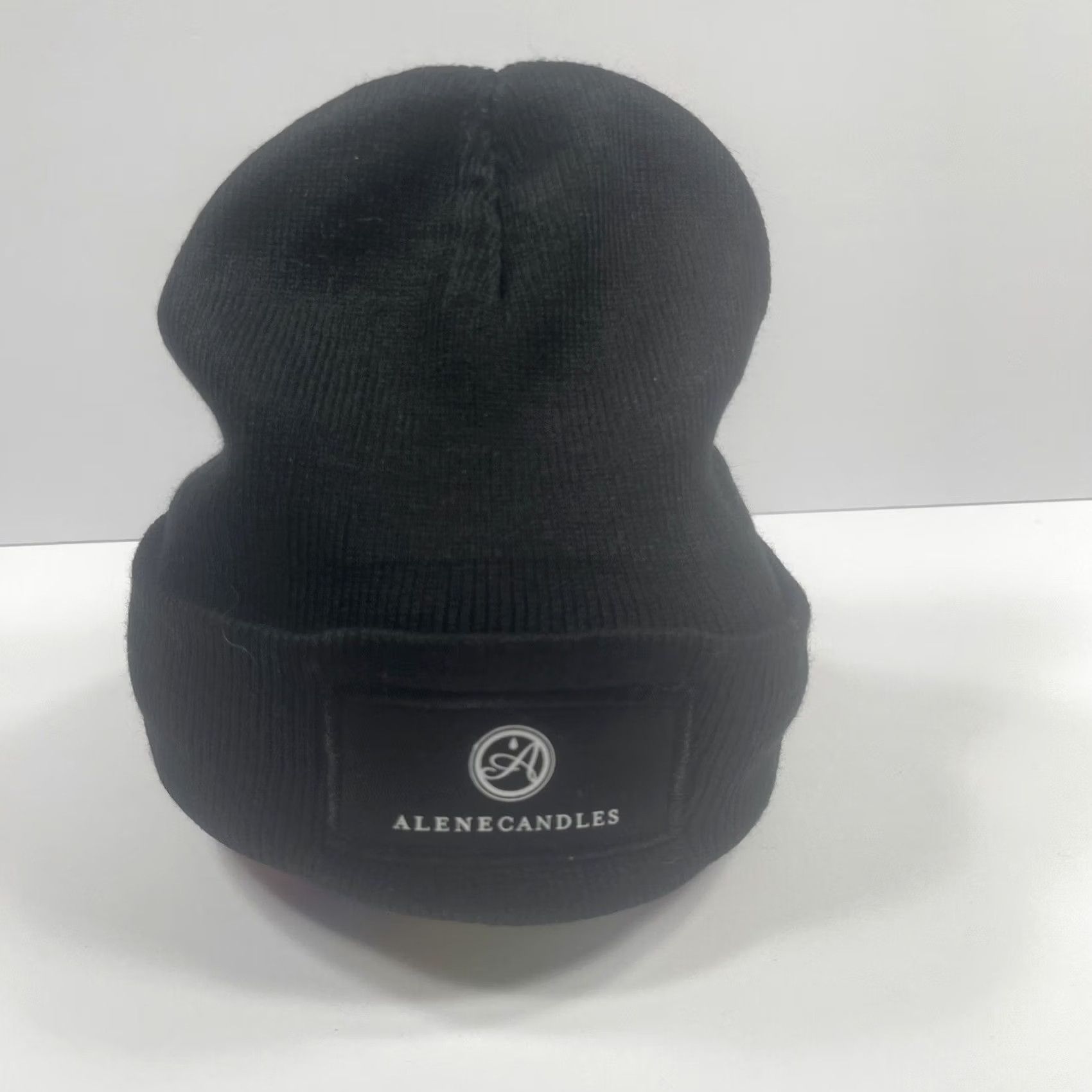 Vintage Hit Beanie Adults Solid Black Knit Winter Ski Hat Cap Unisex Adults Foundry Style Ski Theme Mens Womens Size ONE SIZE - 2 Thumbnail