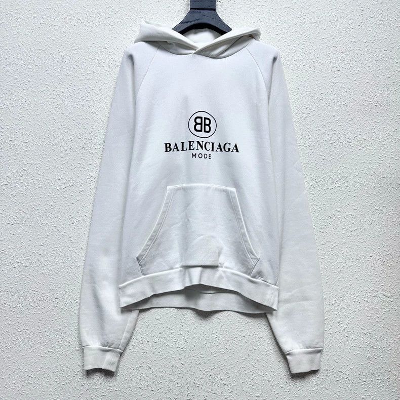Balenciaga Balenciaga Double B Logo Hoodie - dmc Size US M / EU 48-50 / 2 - 1 Thumbnail