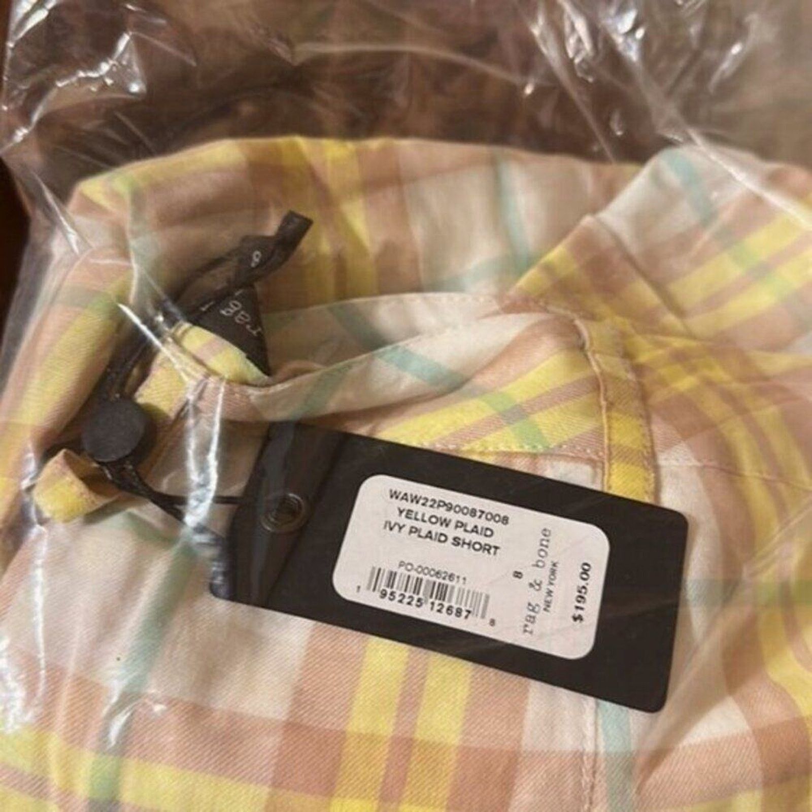 Rag & Bone Rag & Bone Ivy Pleated Plaid Shorts Yellow size 8 Size 30" / US 8 / IT 44 - 6 Thumbnail