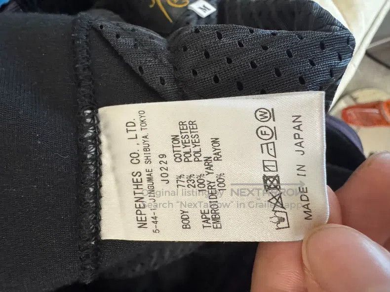 Needles Needles size M Black and purple velvet slacks Size US 34 / EU 50 - 3 Thumbnail