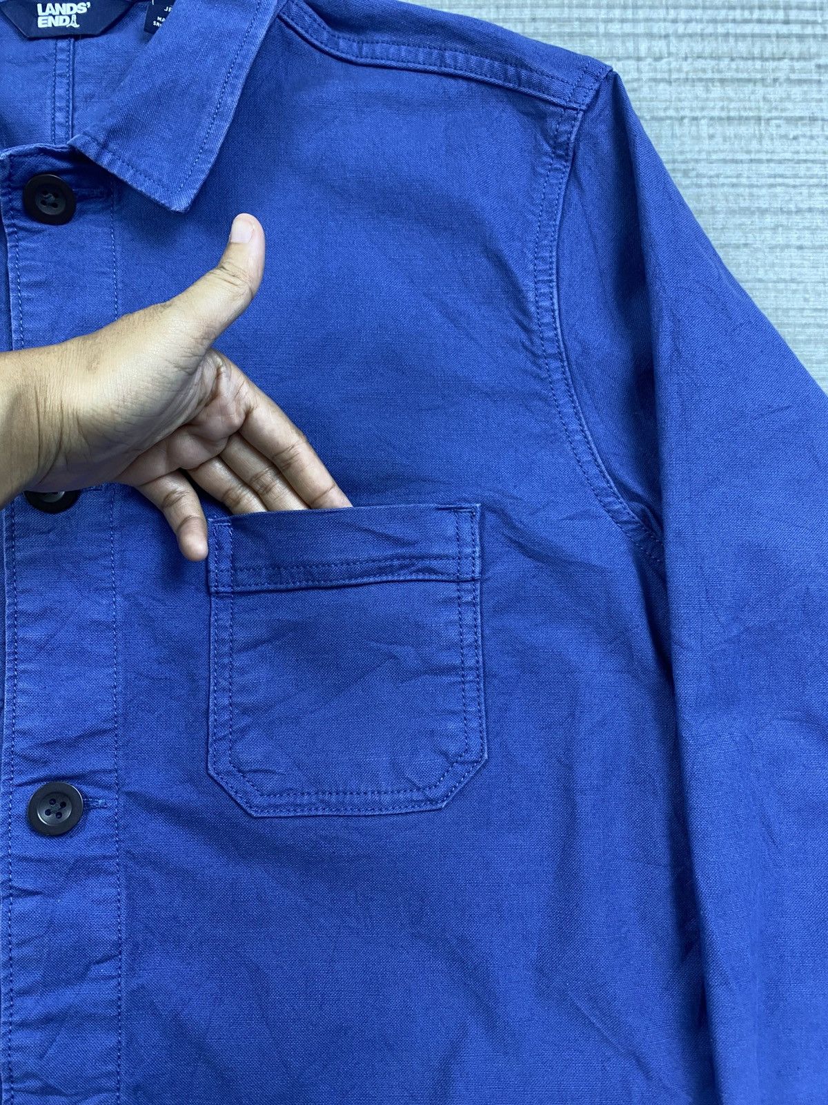 Lands' End Vintage Land’s End Workwear Buttoned Chore Jacket Size US M / EU 48-50 / 2 - 8 Thumbnail