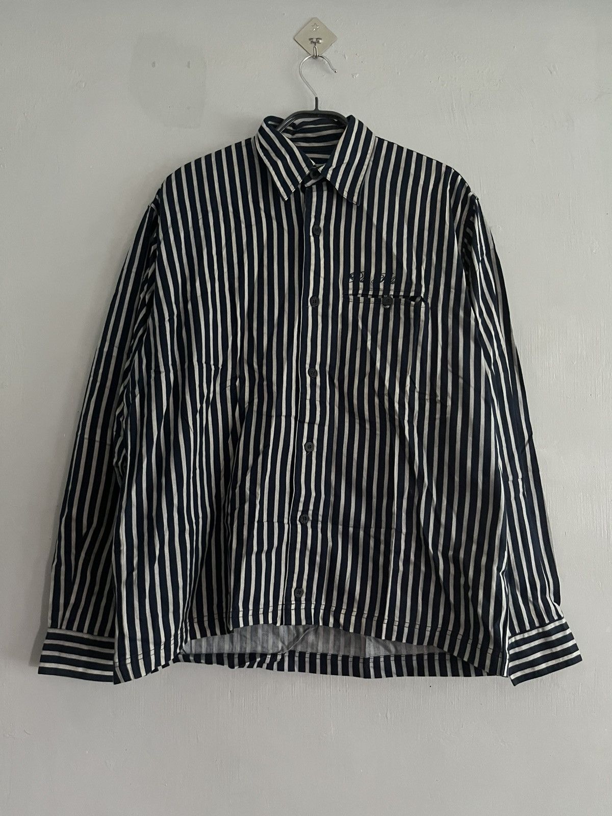 Pelle Pelle Pelle pelle Pinstriped Button Up Shirt Size US S / EU 44-46 / 1 - 1 Thumbnail