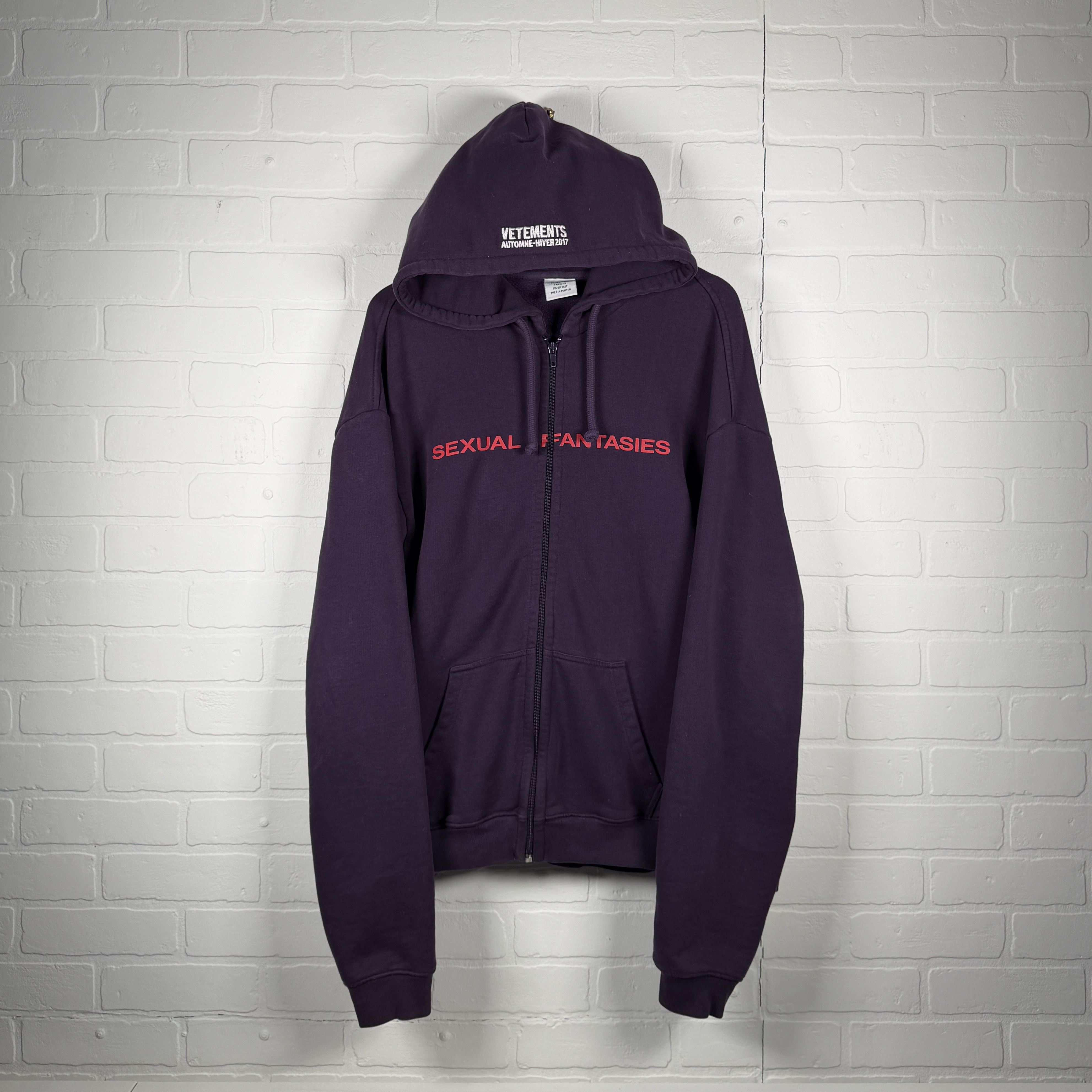 Vetements Vetements Cut-Up / Destroyed / Deconstructed Zip Hoodie