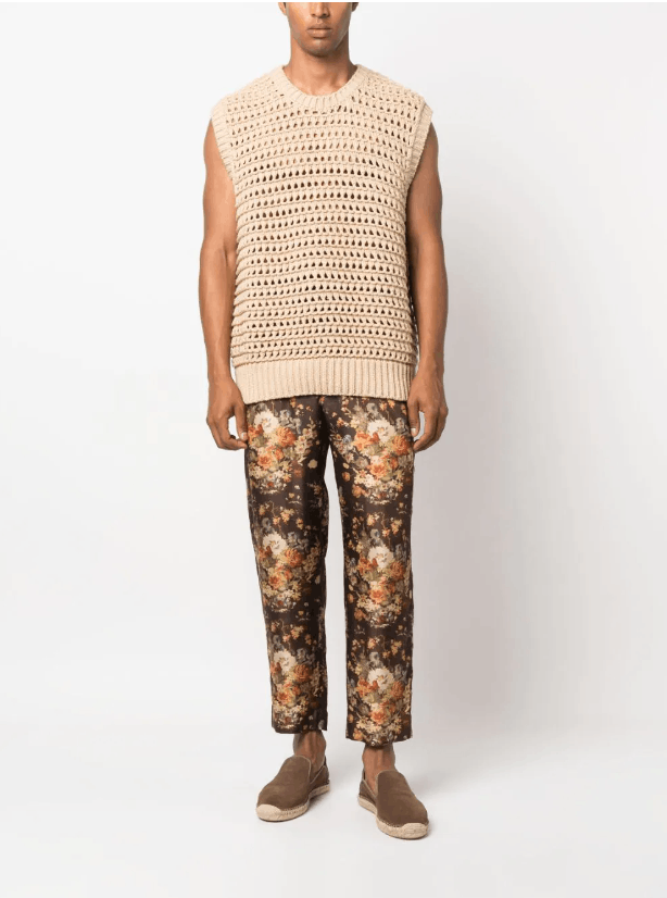 Nanushka BNWT SS23 NANUSHKA FLORAL PRINT SILK PANTS XS Size US 28 / EU 44 - 13 Thumbnail