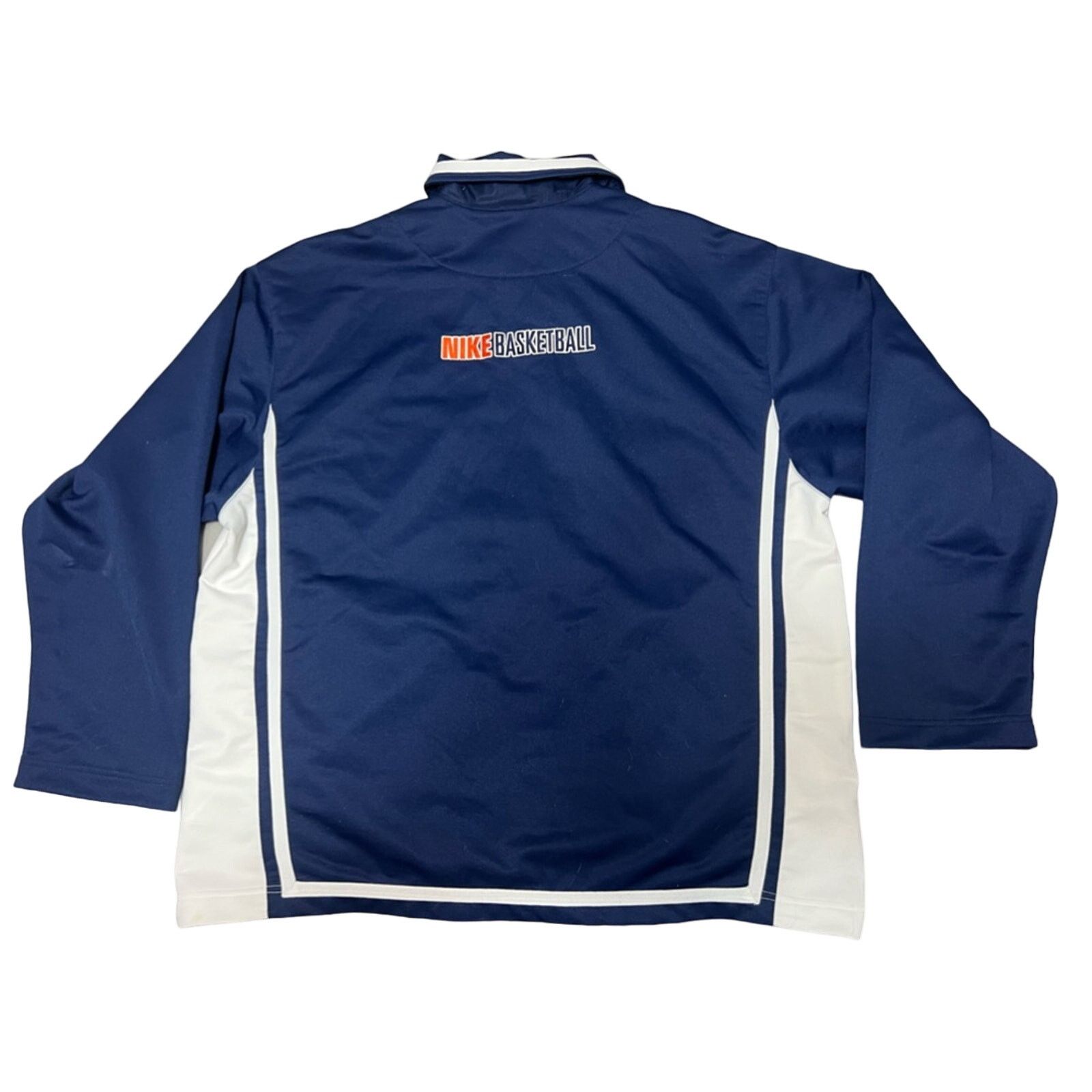 Nike Nike Training Jacket Team Basketball Zip Vintage 90s LARGE Size US L / EU 52-54 / 3 - 2 Thumbnail