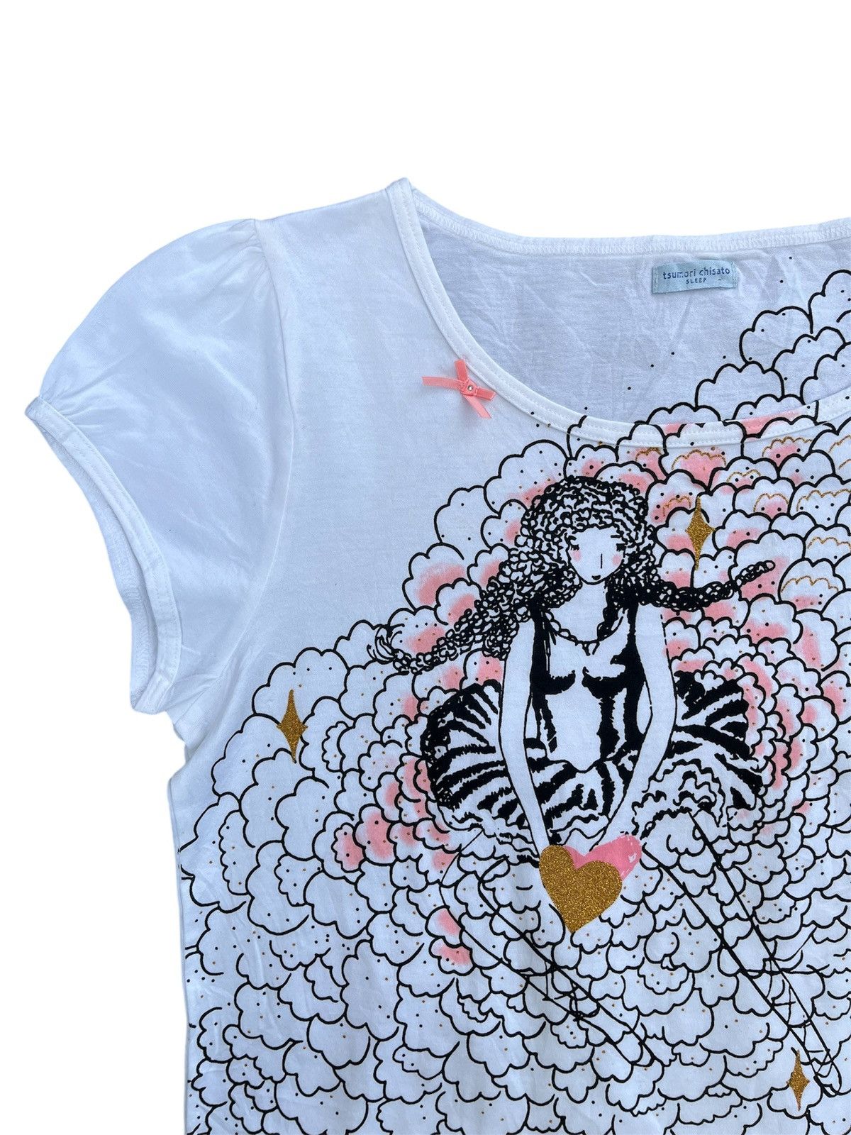 Issey Miyake Tsumori Chisato by Issey Miyake Printed Shirt Blouse Ne Net Size M / US 6-8 / IT 42-44 - 2 Thumbnail